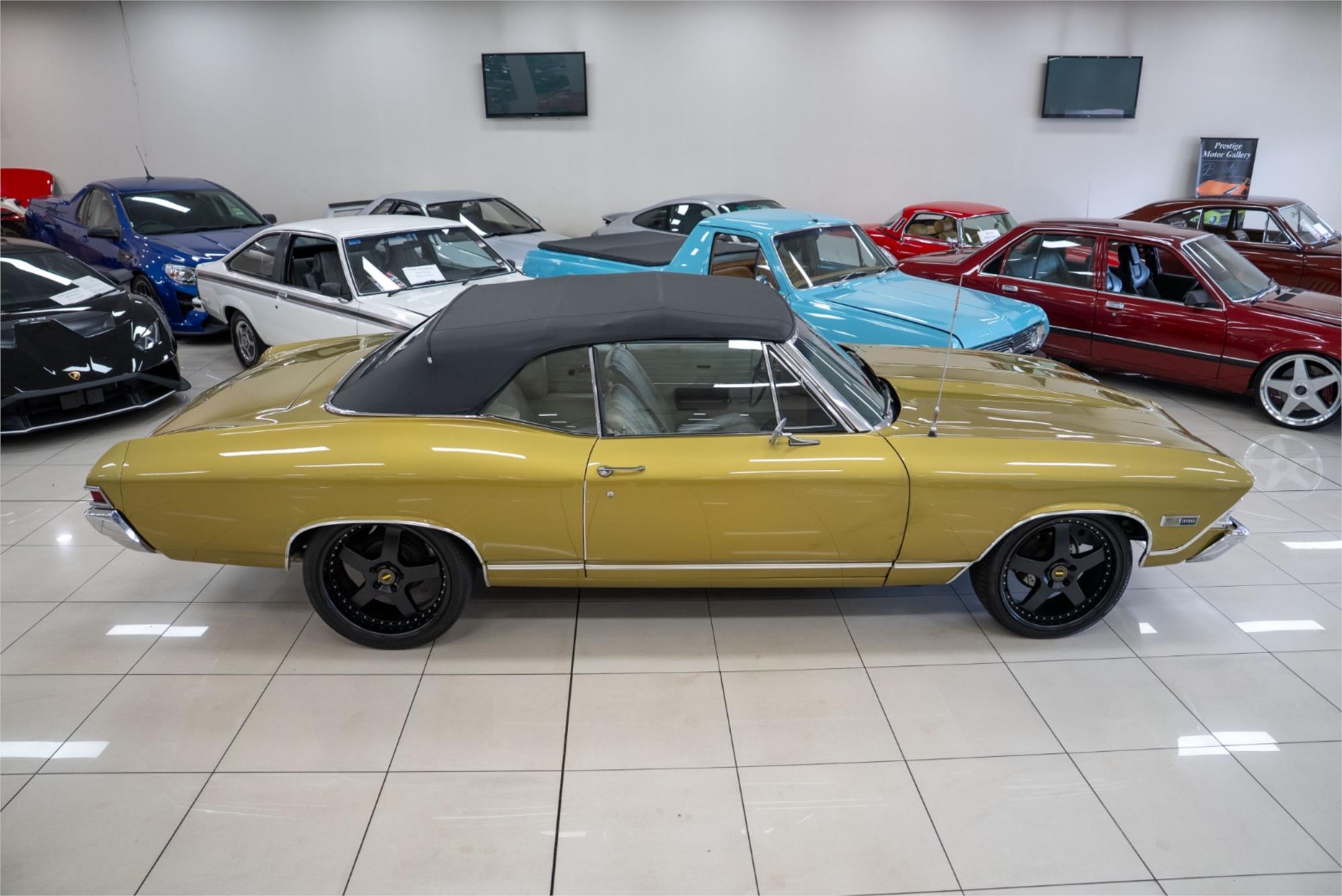1968 CHEVROLET CHEVELLE MALIBU AUTOMATIC 2D CONVERTIBLE