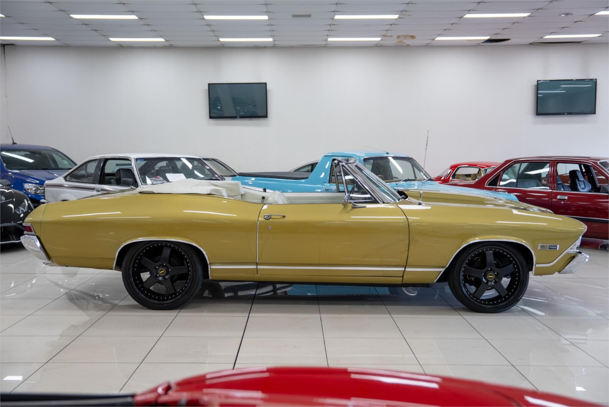 1968 CHEVROLET CHEVELLE MALIBU AUTOMATIC 2D CONVERTIBLE