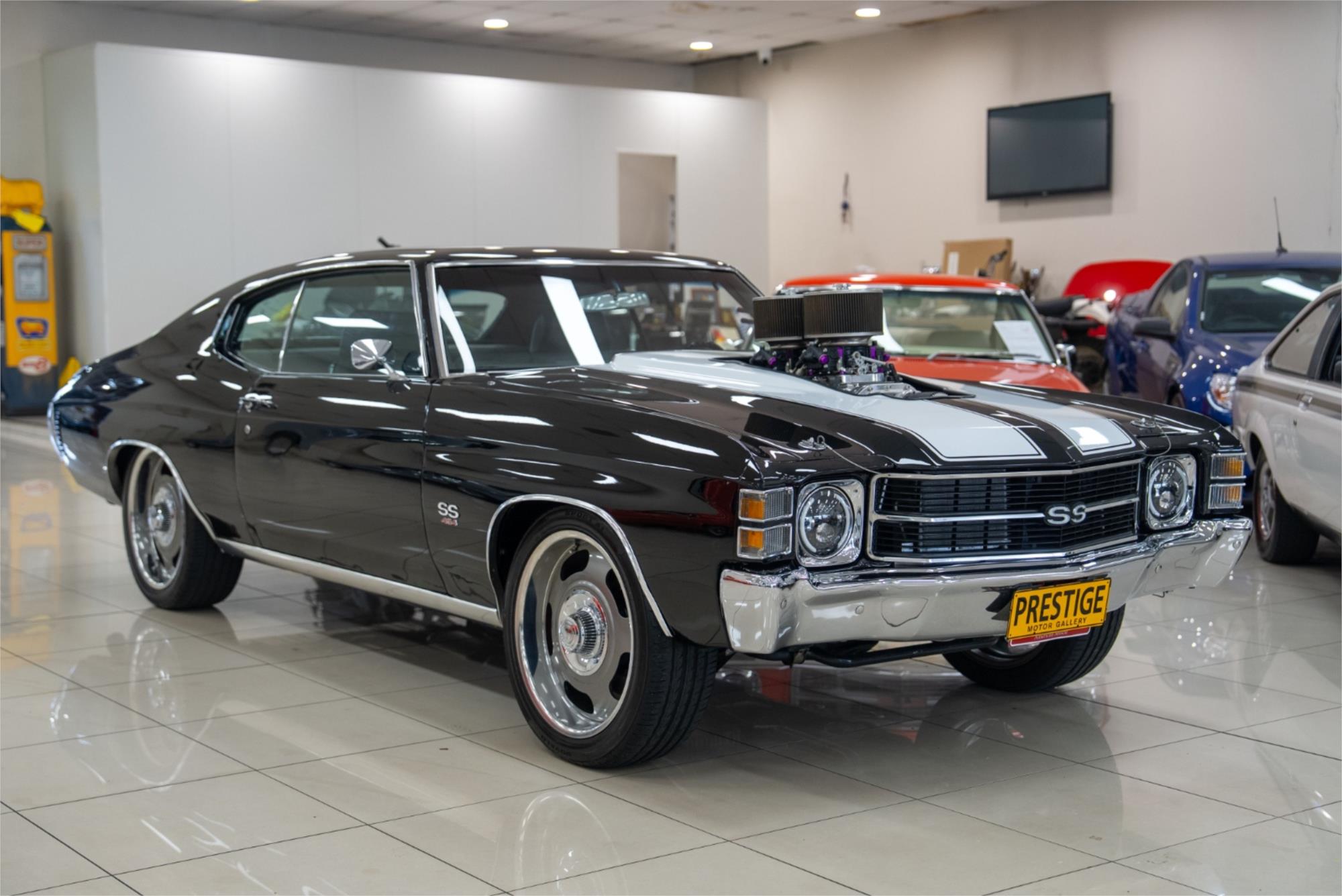 1971 CHEVROLET CHEVELLE SS 3 SP AUTOMATIC 2D COUPE