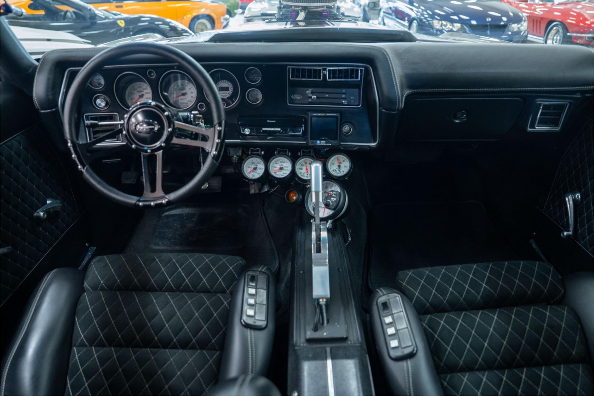 1971 CHEVROLET CHEVELLE SS 3 SP AUTOMATIC 2D COUPE