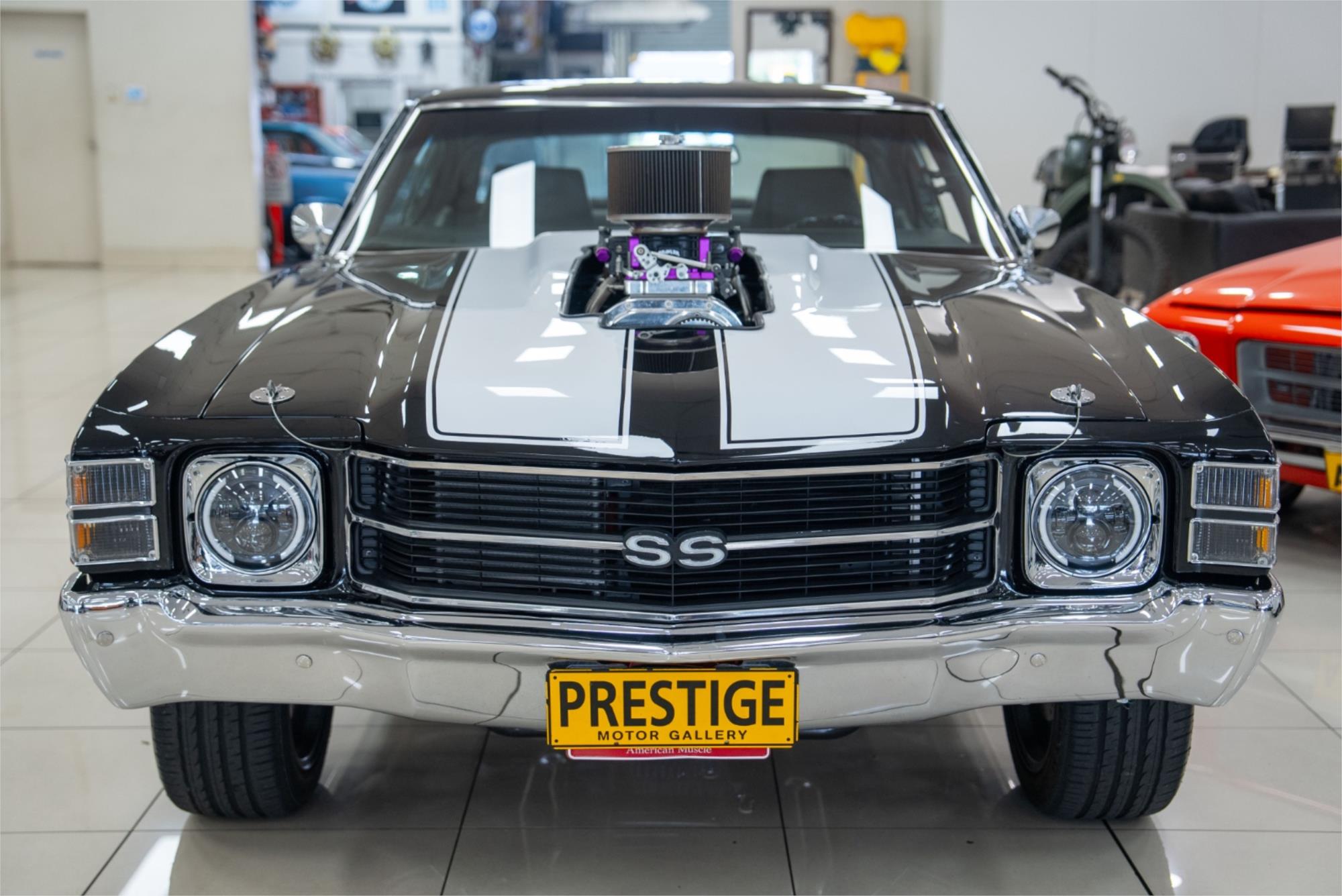 1971 CHEVROLET CHEVELLE SS 3 SP AUTOMATIC 2D COUPE