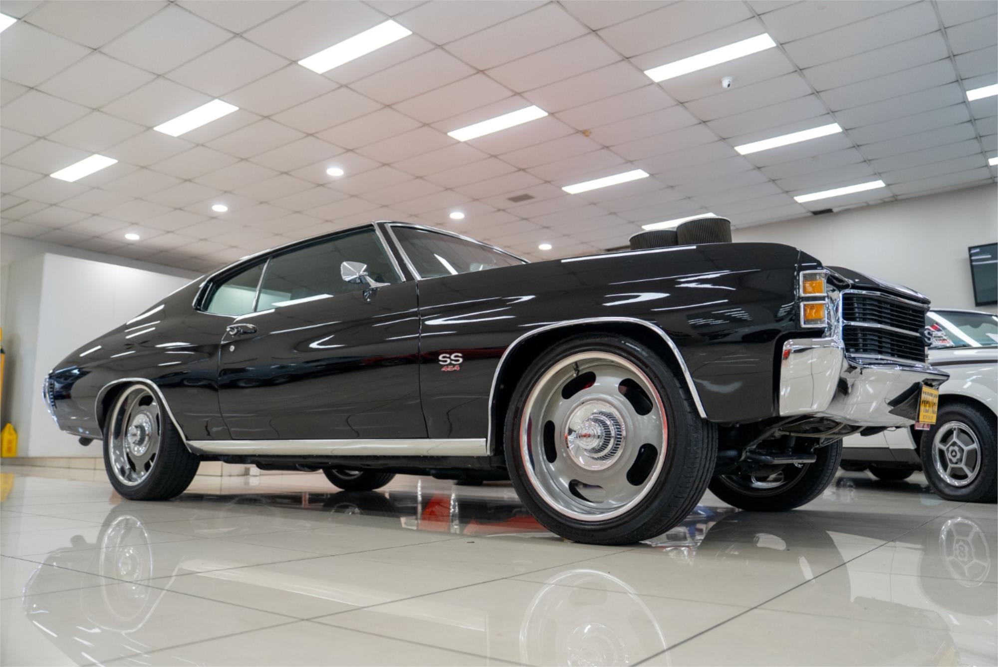 1971 CHEVROLET CHEVELLE SS 3 SP AUTOMATIC 2D COUPE