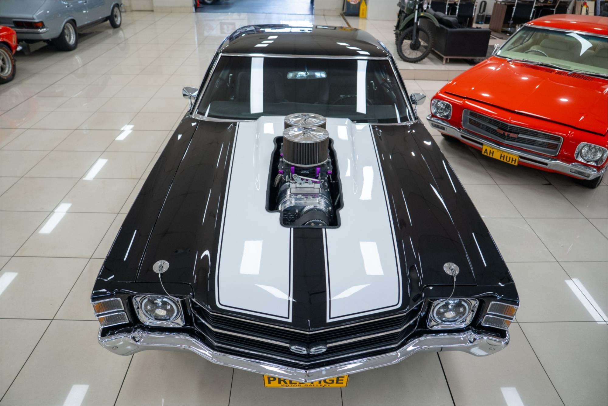 1971 CHEVROLET CHEVELLE SS 3 SP AUTOMATIC 2D COUPE