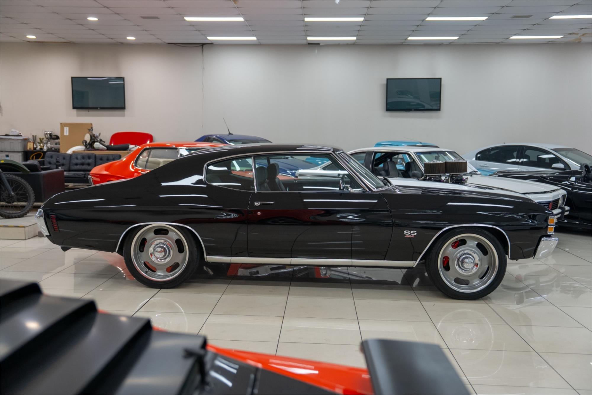1971 CHEVROLET CHEVELLE SS 3 SP AUTOMATIC 2D COUPE