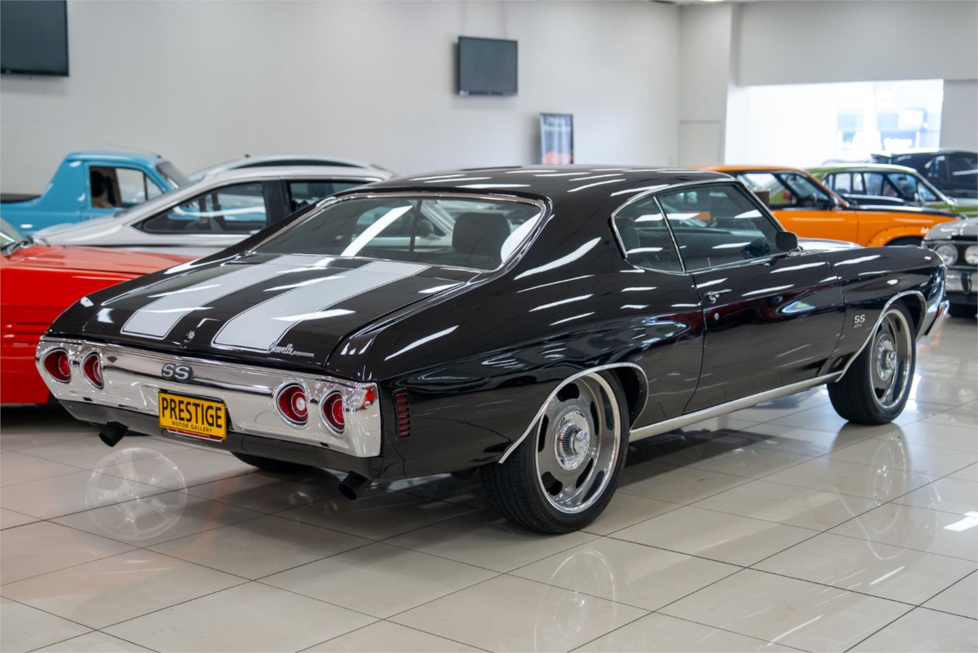 1971 CHEVROLET CHEVELLE SS 3 SP AUTOMATIC 2D COUPE