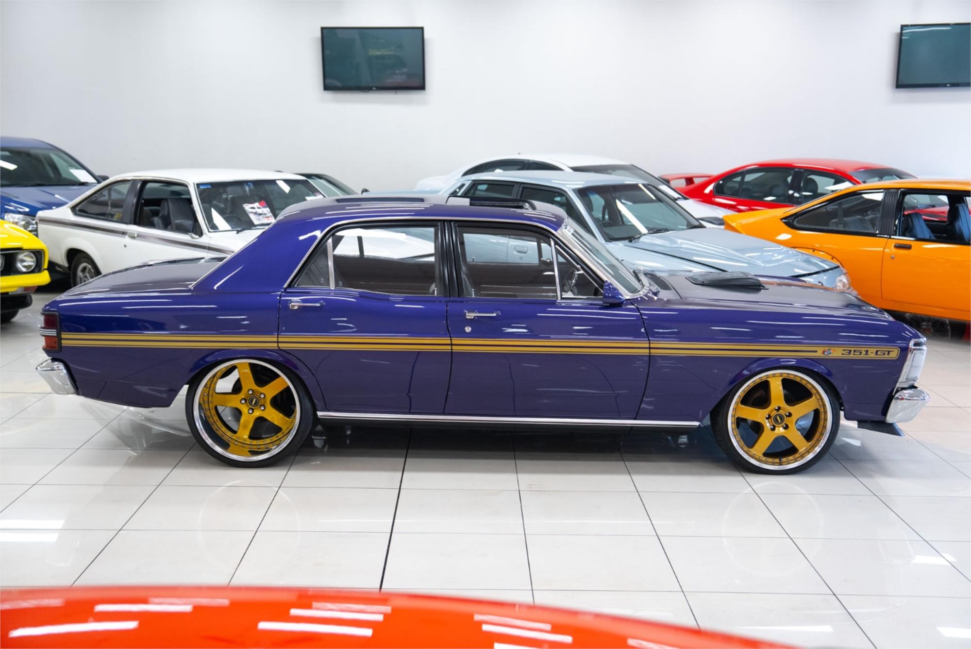 1971 FORD FALCON XY GT 3 SP AUTOMATIC 4D SEDAN