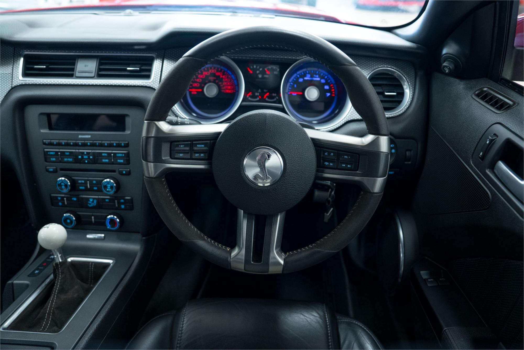 2011 FORD MUSTANG GT500 SHELBY SVT 6 SP MANUAL 2D COUPE