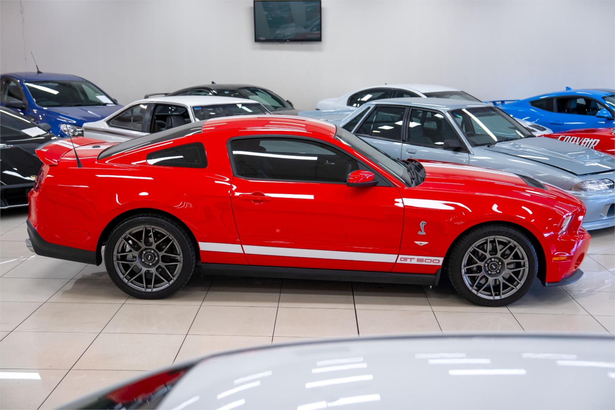 2011 FORD MUSTANG GT500 SHELBY SVT 6 SP MANUAL 2D COUPE
