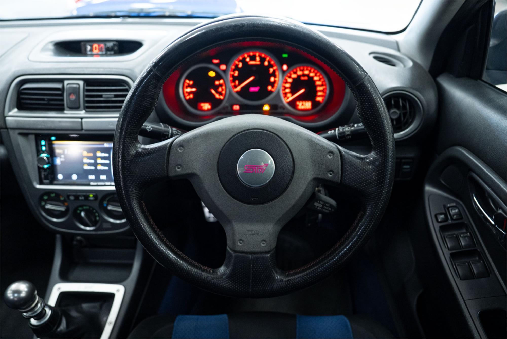 2003 SUBARU IMPREZA MY03 WRX STI 6 SP MANUAL 4D SEDAN