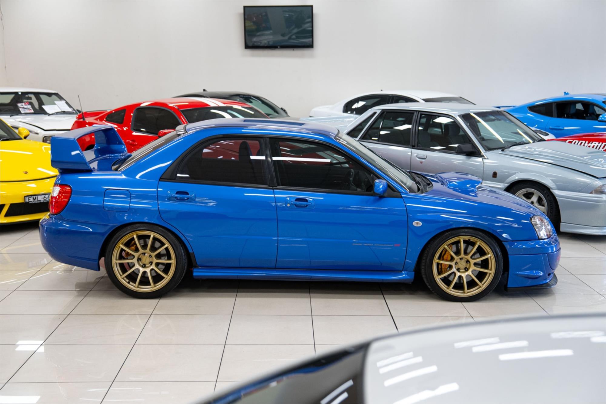 2003 SUBARU IMPREZA MY03 WRX STI 6 SP MANUAL 4D SEDAN
