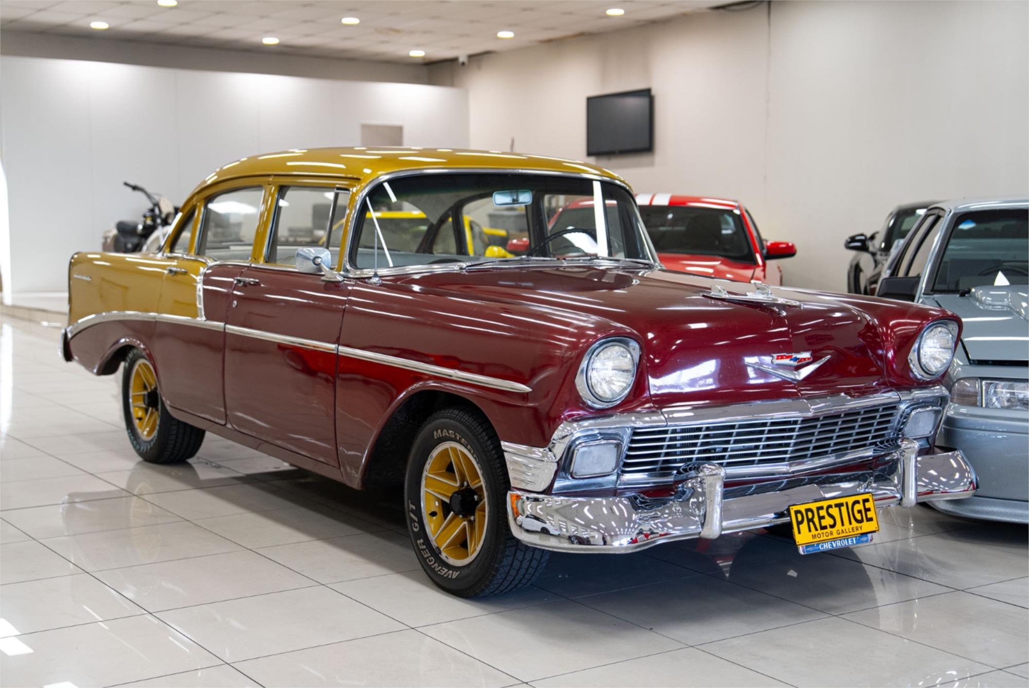 1956 CHEVROLET 210 3 SP AUTOMATIC SEDAN