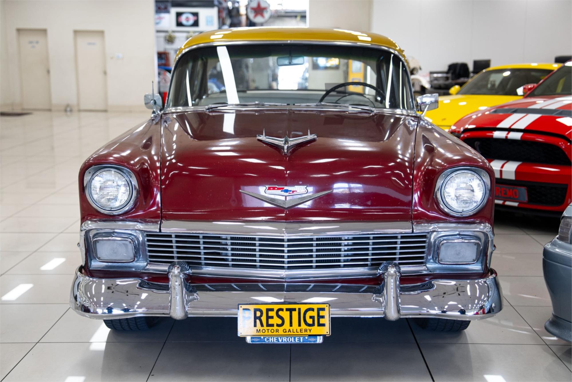 1956 CHEVROLET 210 3 SP AUTOMATIC SEDAN