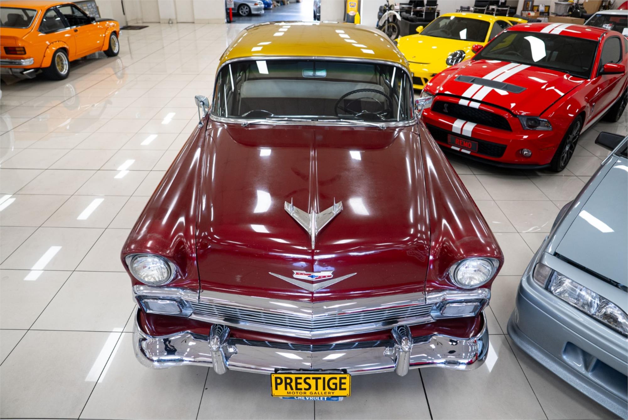 1956 CHEVROLET 210 3 SP AUTOMATIC SEDAN