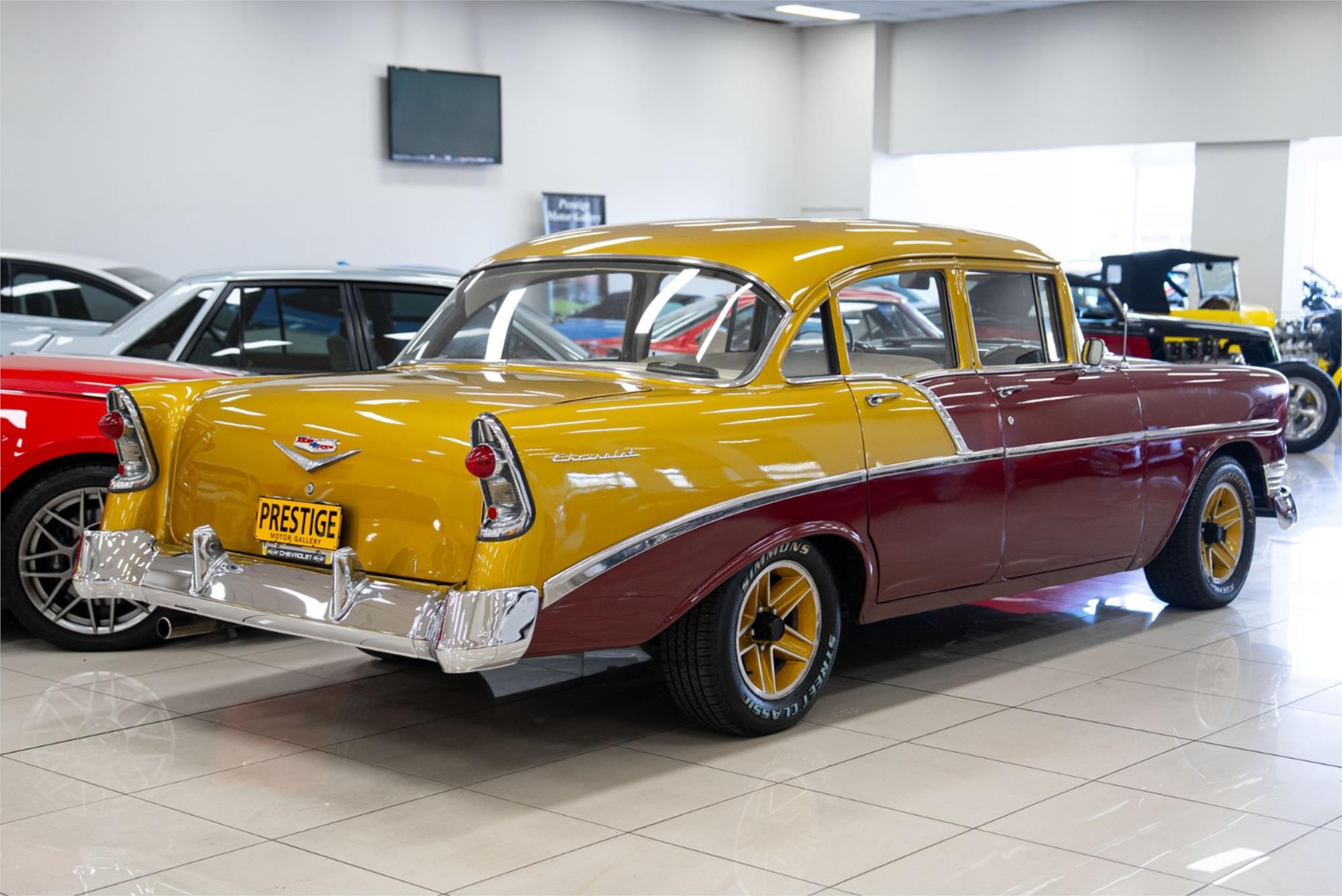 1956 CHEVROLET 210 3 SP AUTOMATIC SEDAN