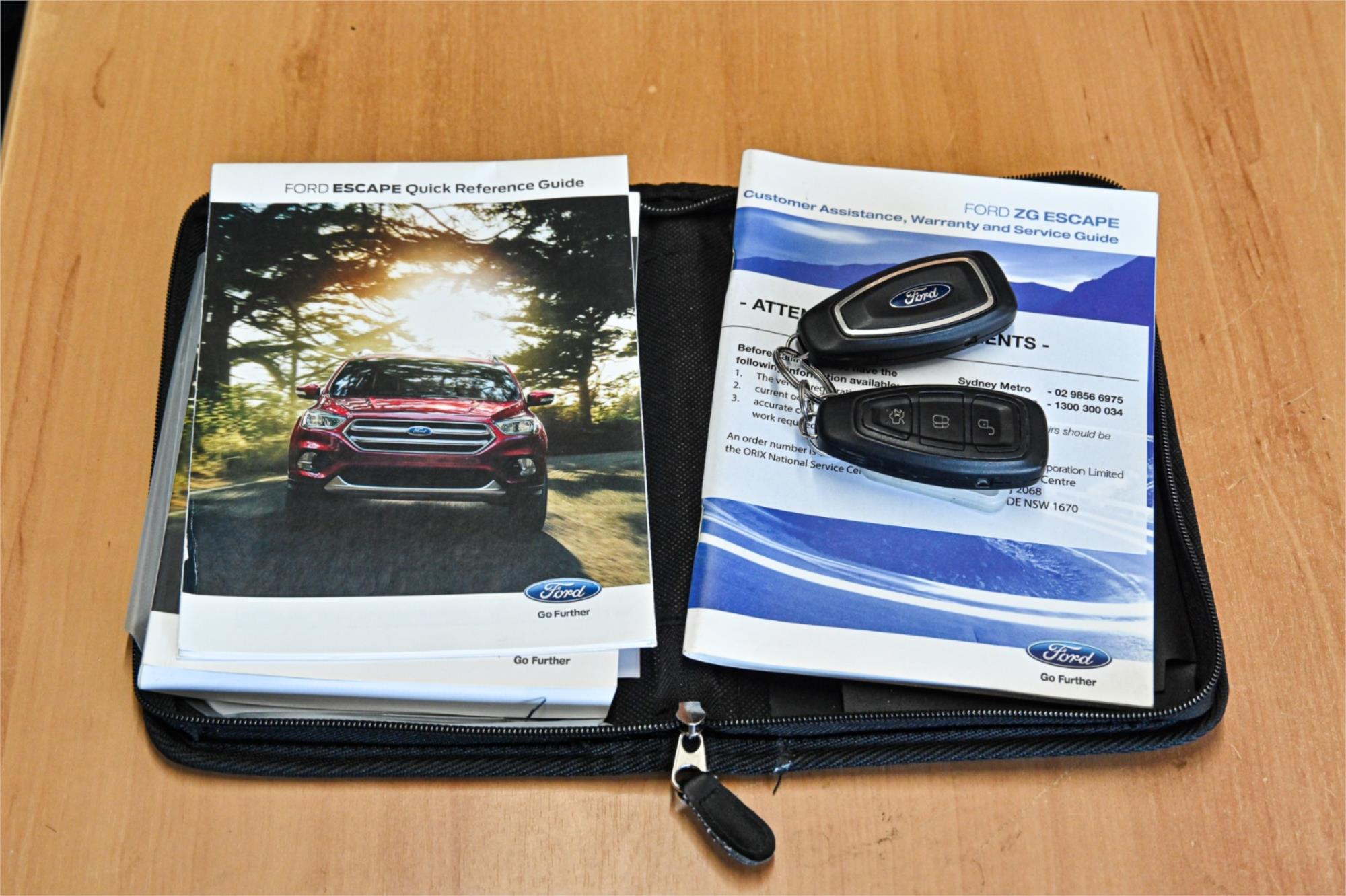 2017 FORD ESCAPE ZG MY18 AMBIENTE (AWD) 6 SP AUTOMATIC 4D WAGON