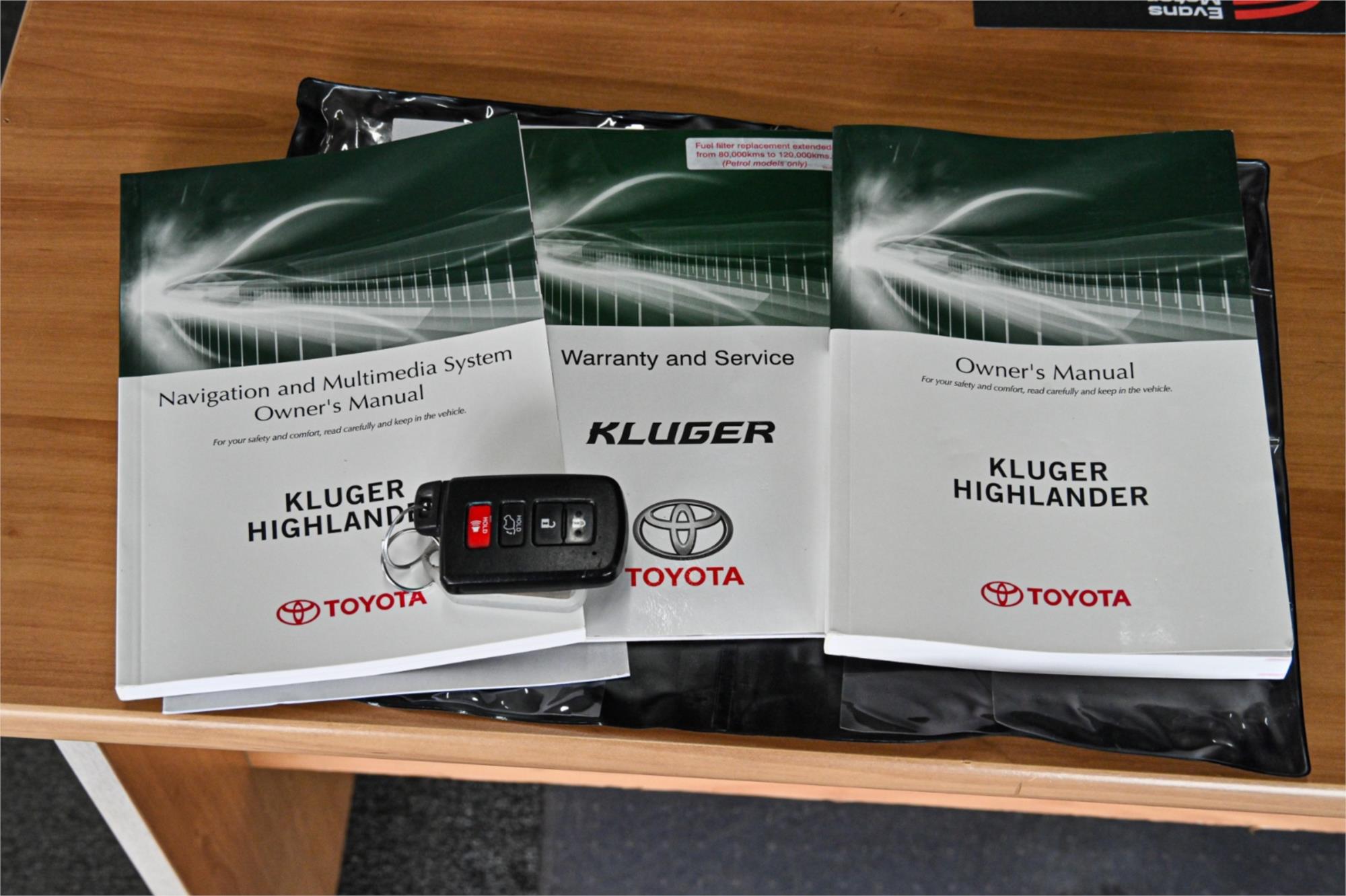 2015 TOYOTA KLUGER GSU55R GRANDE (4x4) 6 SP AUTOMATIC 4D WAGON