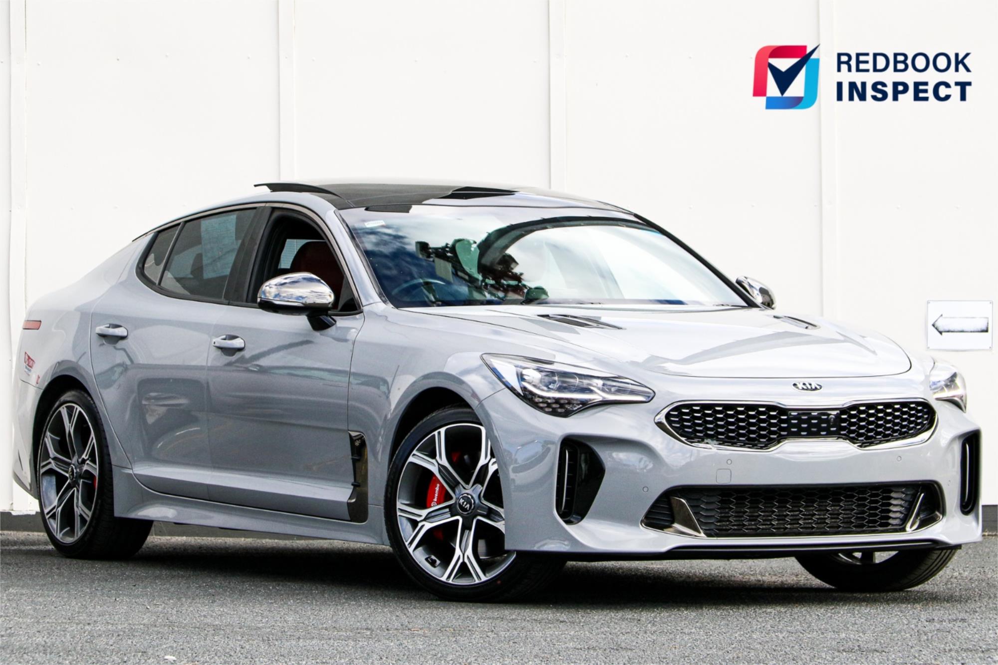 2018 KIA STINGER CK MY19 GT (RED LEATHER) 8 SP AUTOMATIC 4D SEDAN