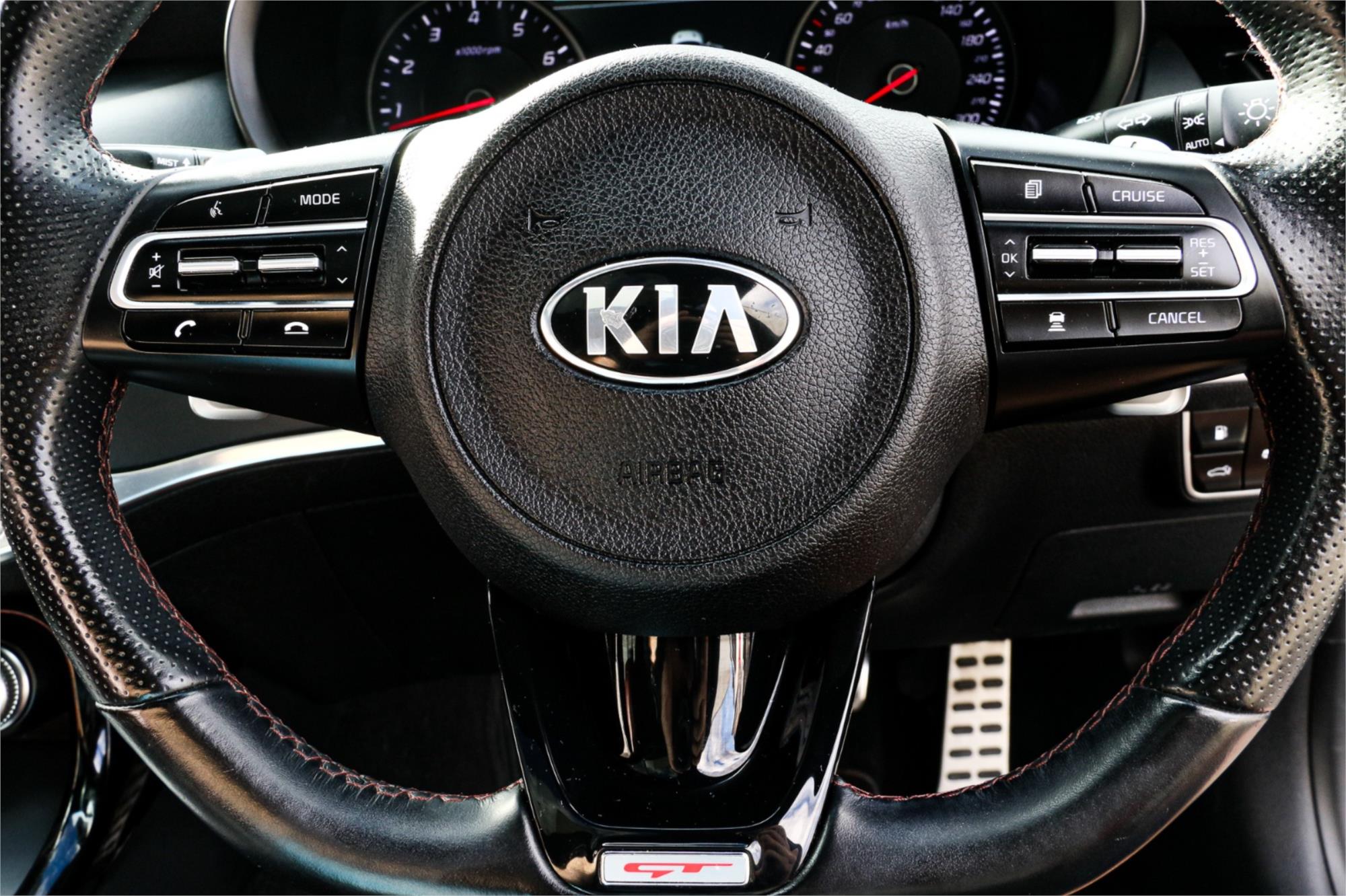 2018 KIA STINGER CK MY19 GT (RED LEATHER) 8 SP AUTOMATIC 4D SEDAN
