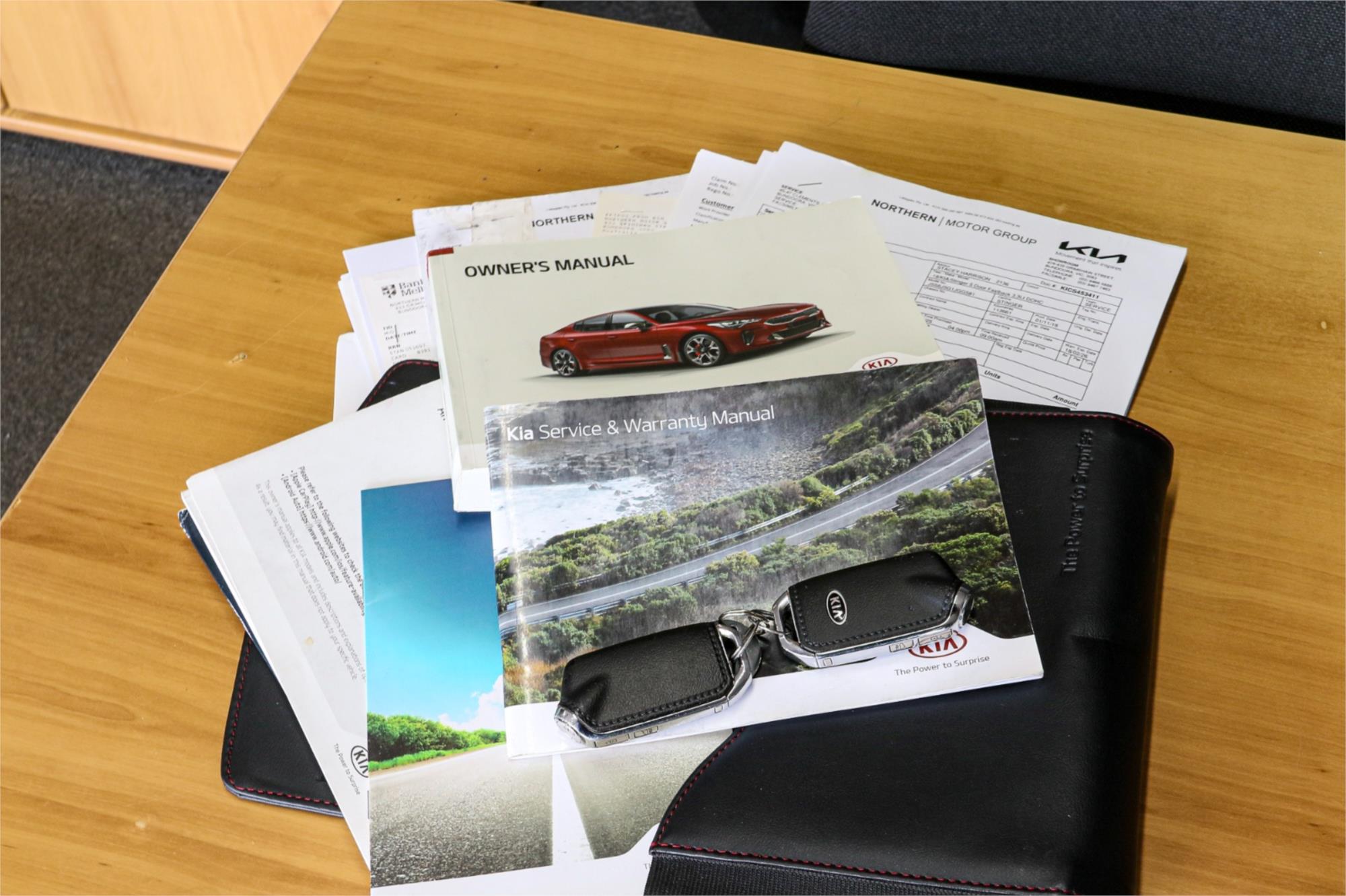 2018 KIA STINGER CK MY19 GT (RED LEATHER) 8 SP AUTOMATIC 4D SEDAN