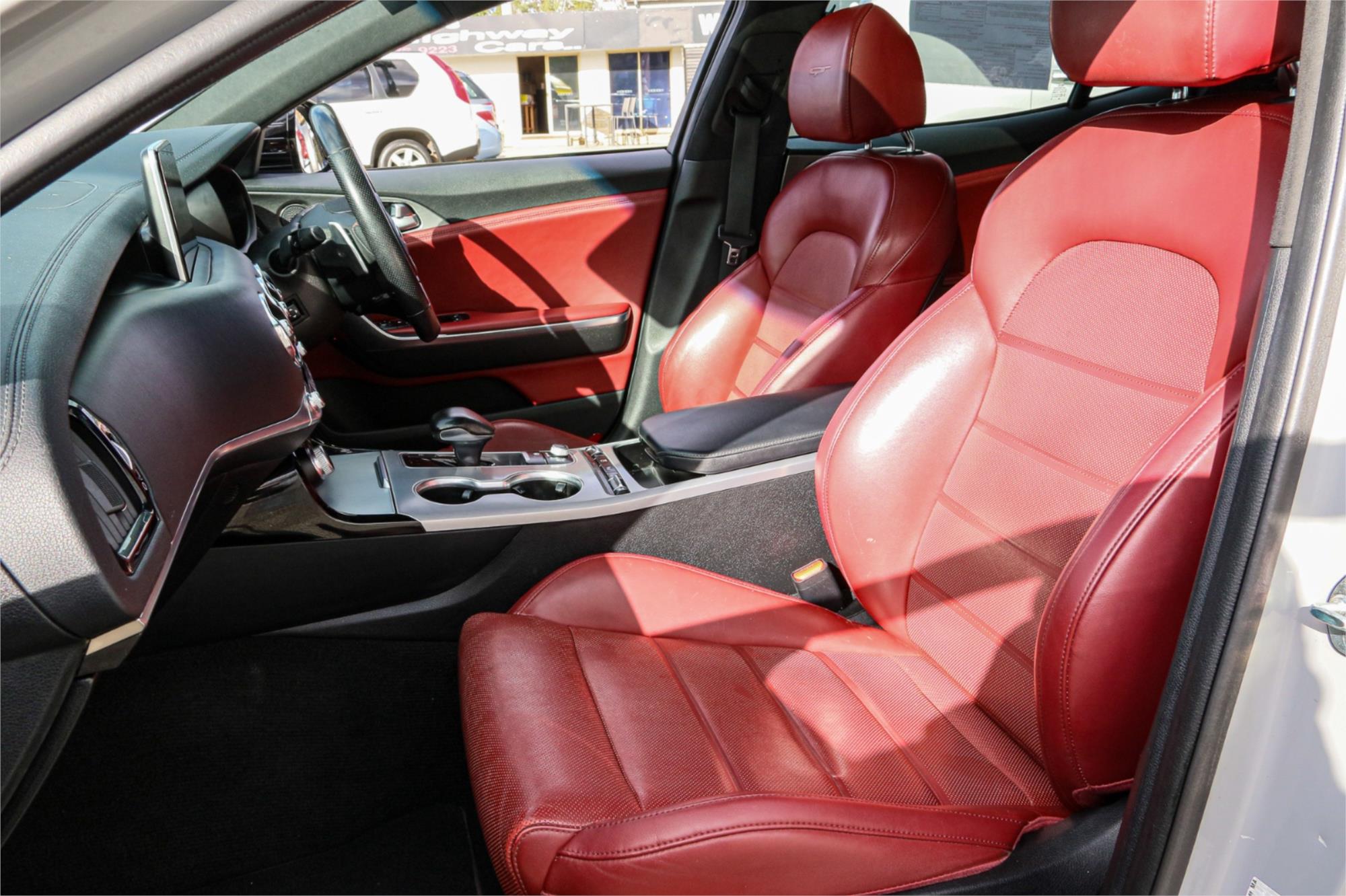 2018 KIA STINGER CK MY19 GT (RED LEATHER) 8 SP AUTOMATIC 4D SEDAN