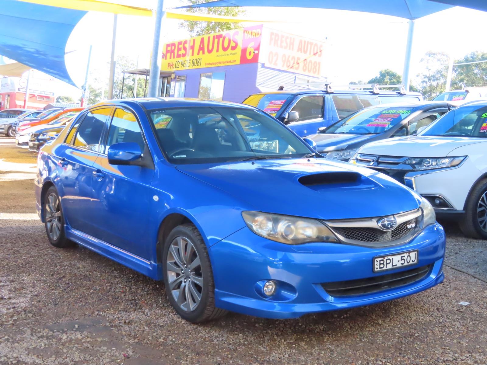 2010 SUBARU IMPREZA MY10 WRX (AWD) 5 SP MANUAL 4D SEDAN