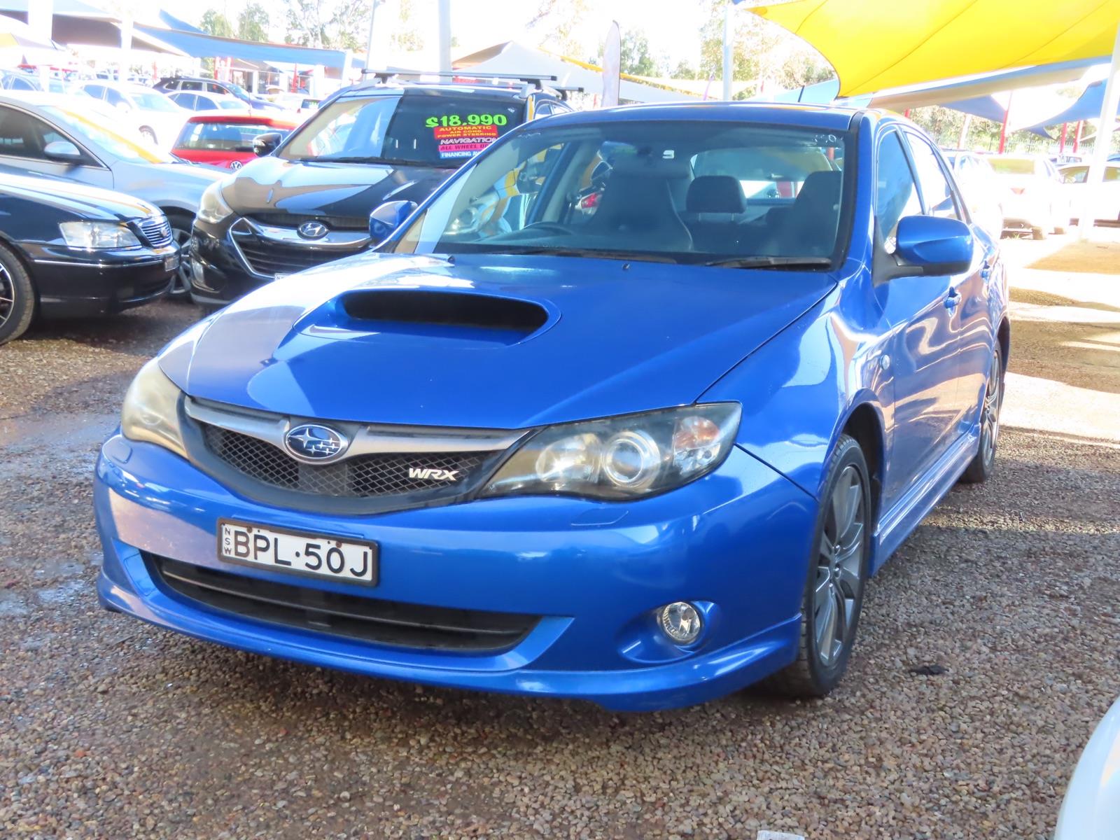 2010 SUBARU IMPREZA MY10 WRX (AWD) 5 SP MANUAL 4D SEDAN