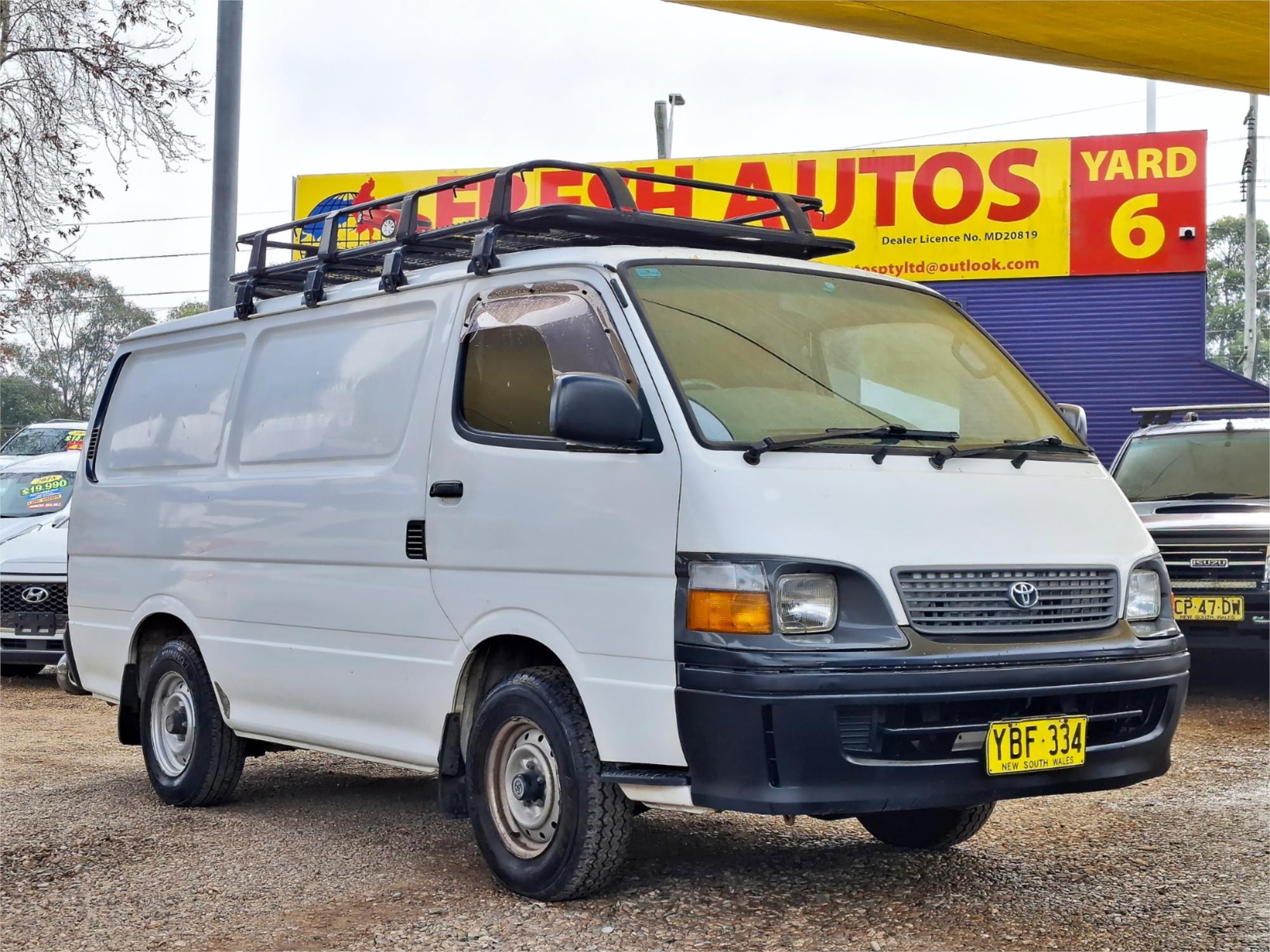 2002 TOYOTA HIACE RZH113R 4 SP AUTOMATIC 4D LONG VAN