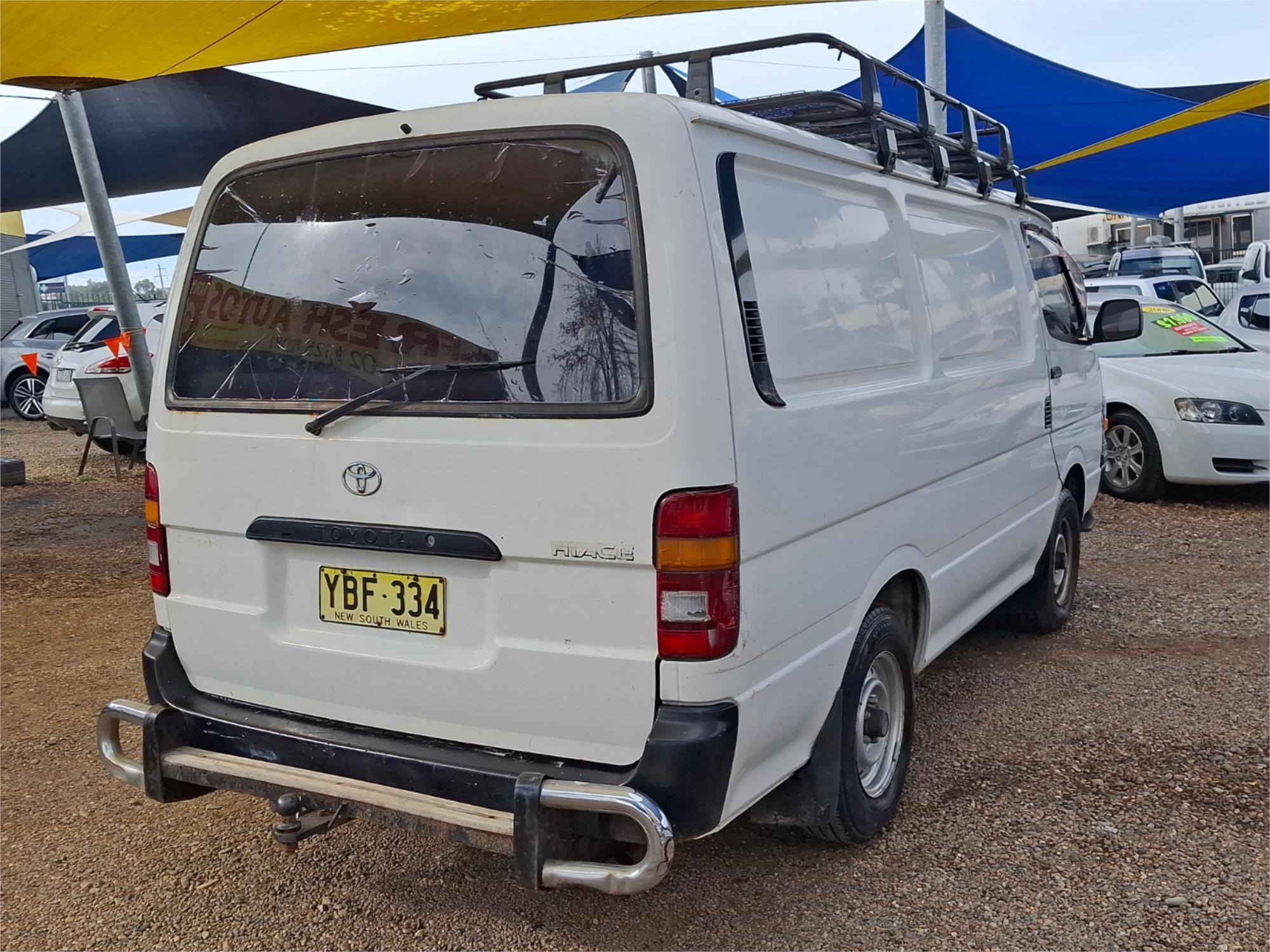 2002 TOYOTA HIACE RZH113R 4 SP AUTOMATIC 4D LONG VAN