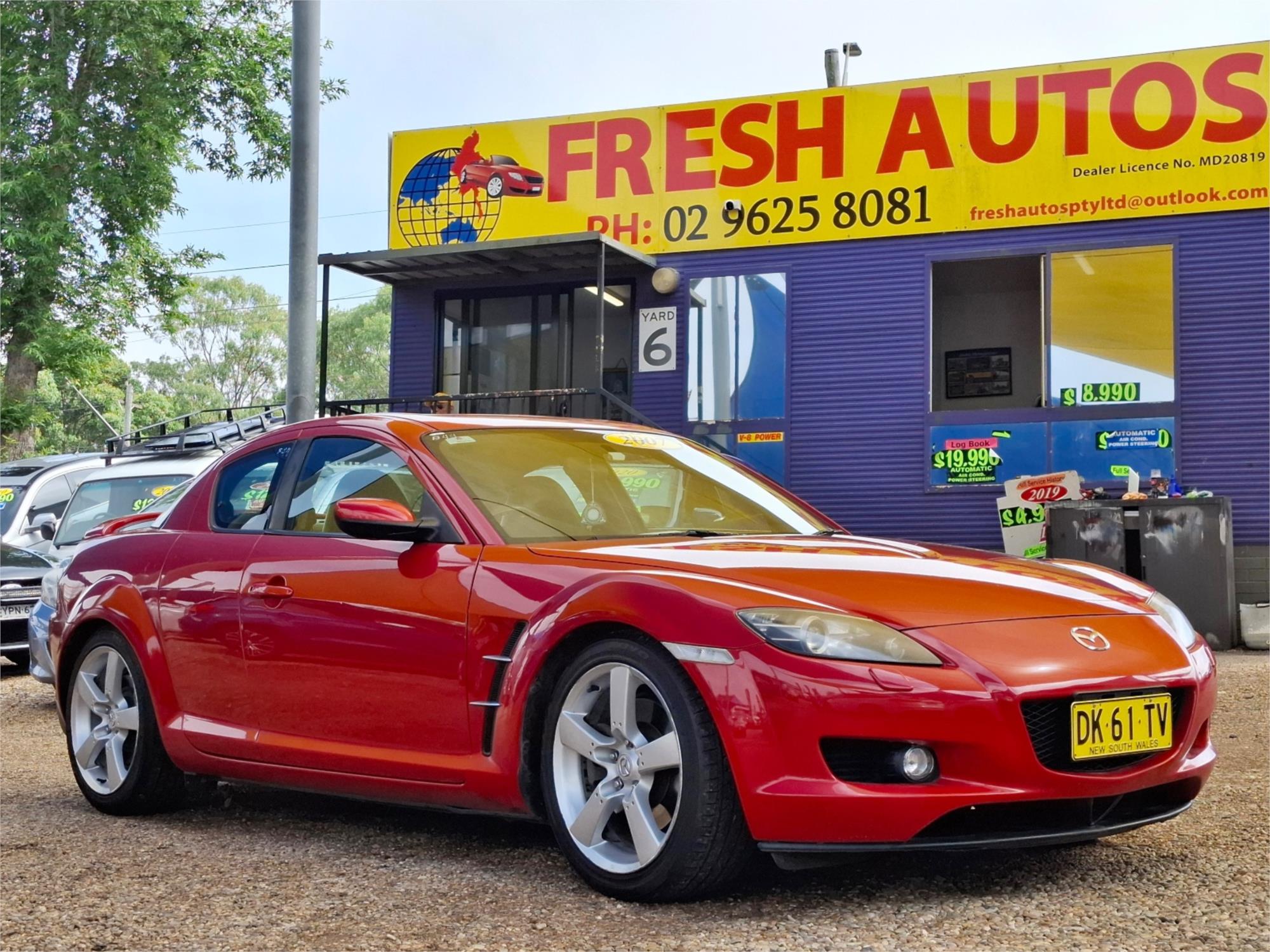 2007 MAZDA RX-8 FE1031 MANUAL COUPE