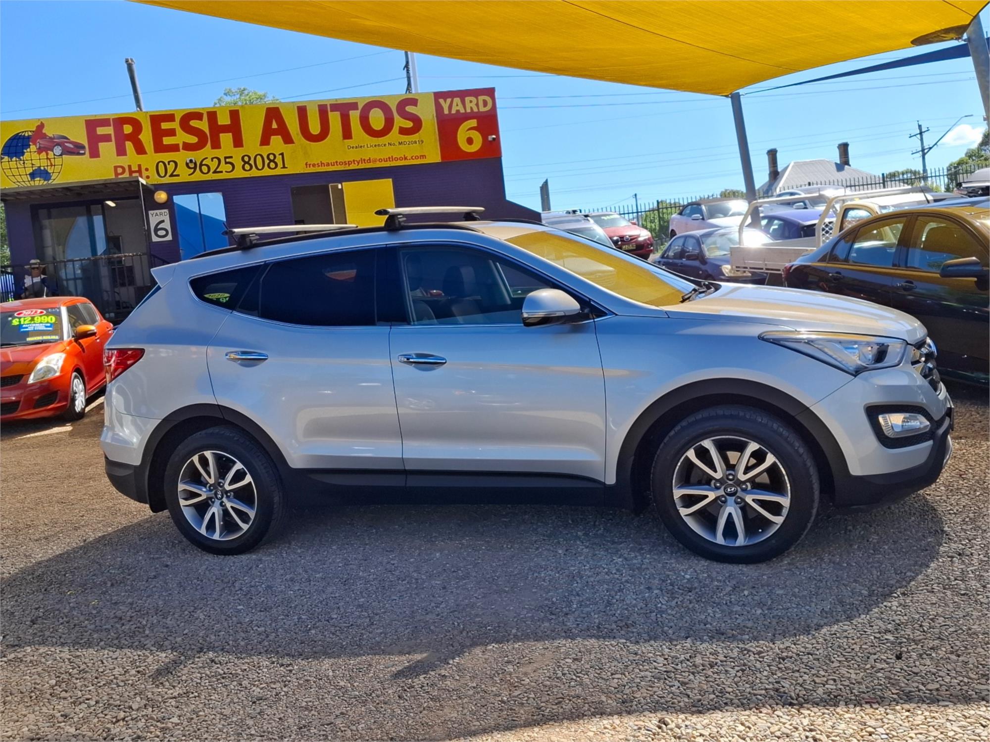 2014 HYUNDAI SANTA FE DM MY15 ELITE CRDi (4x4) 6 SP AUTOMATIC 4D WAGON