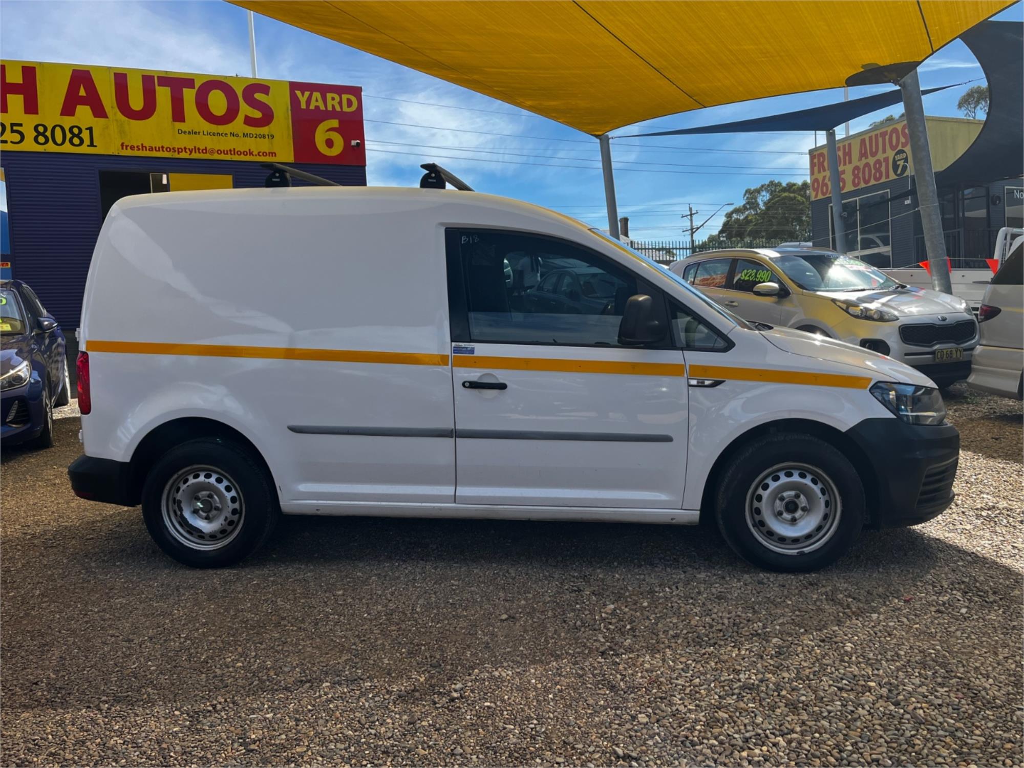 2018 VOLKSWAGEN CADDY 2K MY18 SWB TDI250 6 SP AUTO DIRECT SHIFT 3D VAN