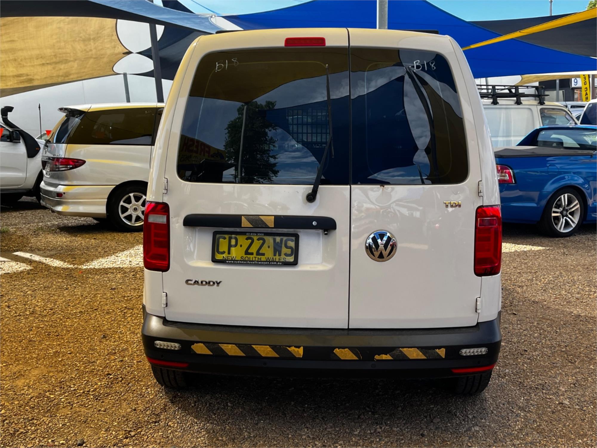 2018 VOLKSWAGEN CADDY 2K MY18 SWB TDI250 6 SP AUTO DIRECT SHIFT 3D VAN