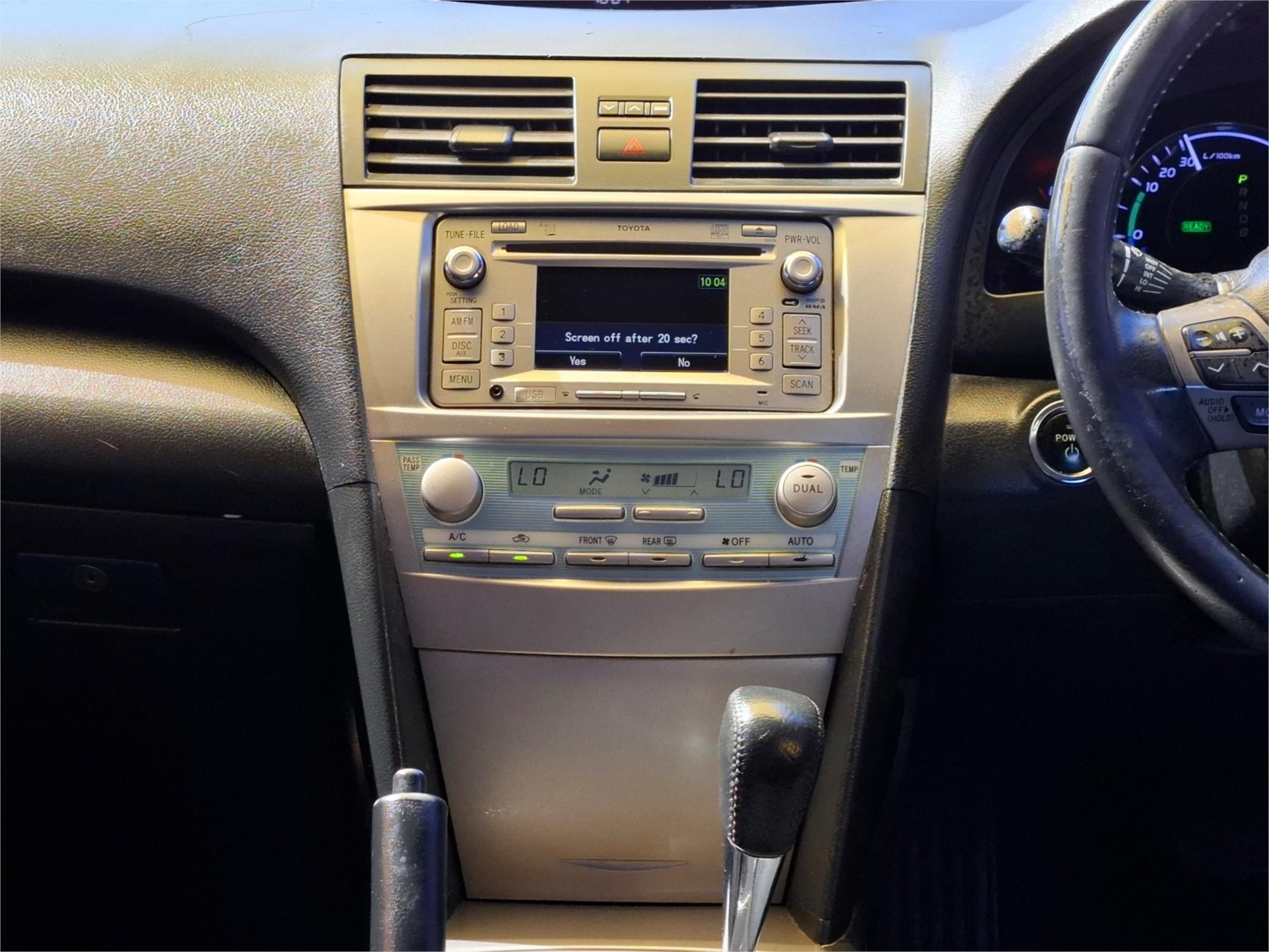 2010 TOYOTA CAMRY AHV40R HYBRID CONTINUOUS VARIABLE 4D SEDAN
