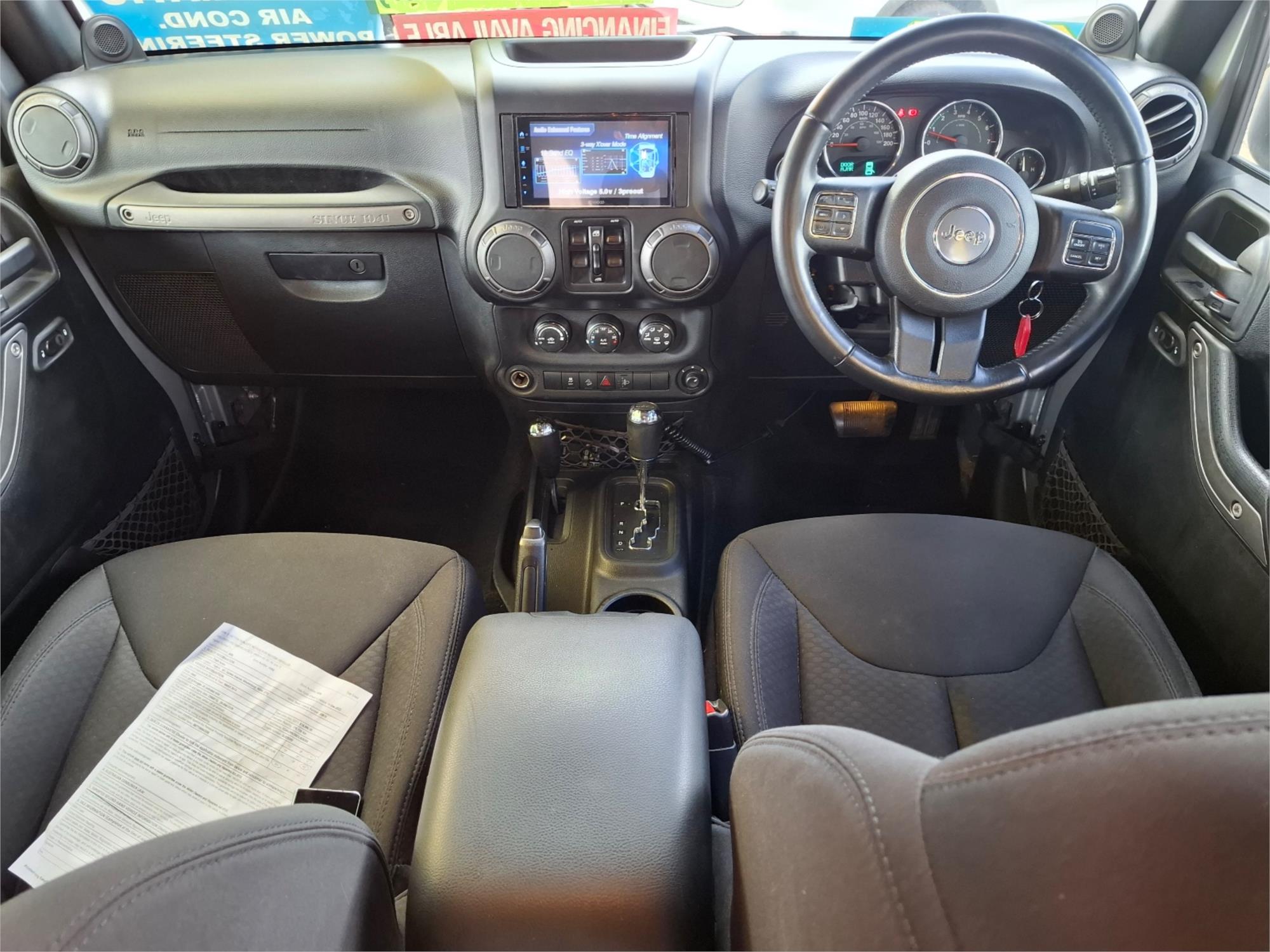 2013 JEEP WRANGLER JK UNLIMITED AUTOMATIC SOFT TOP
