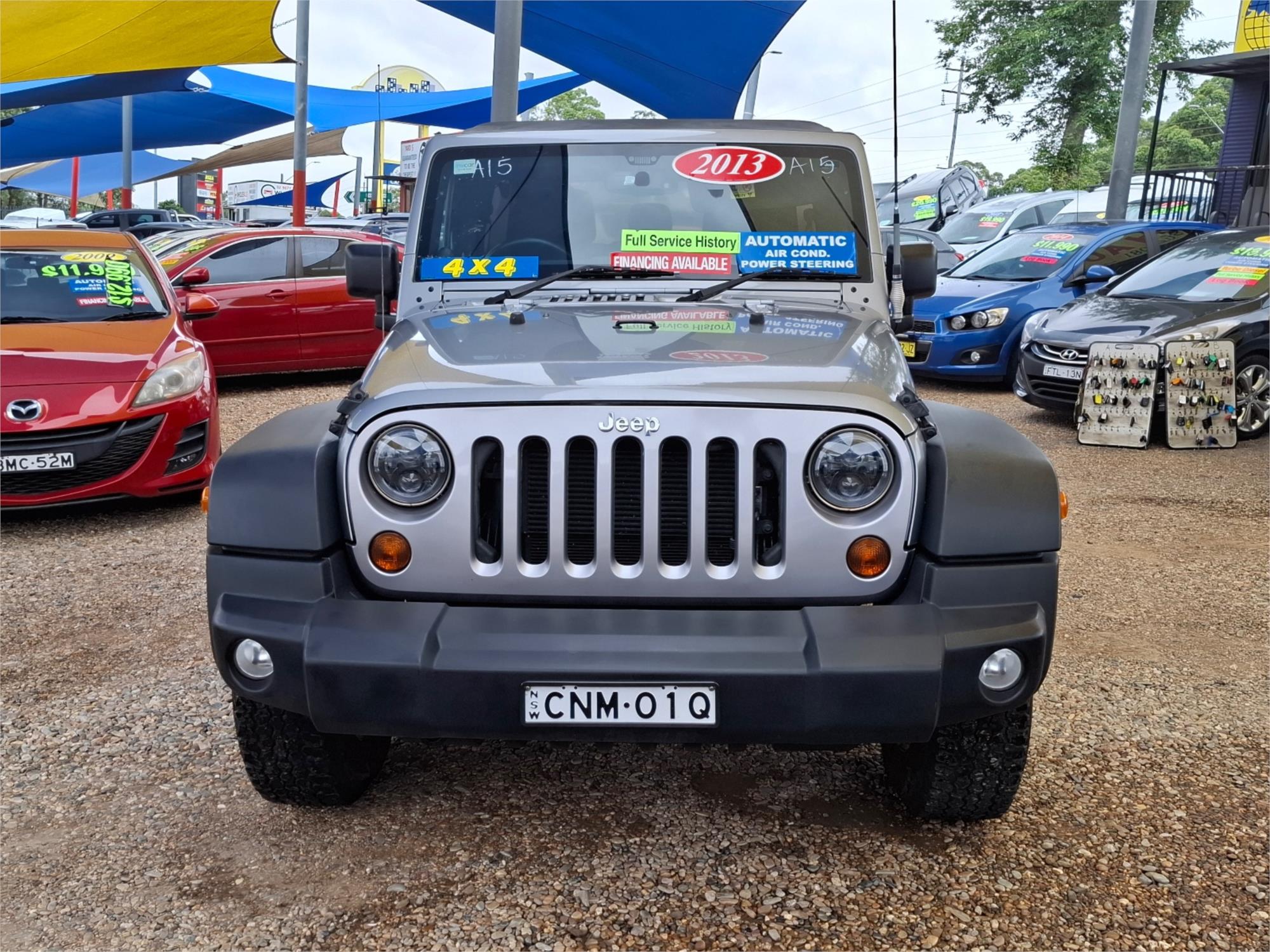 2013 JEEP WRANGLER JK UNLIMITED AUTOMATIC SOFT TOP
