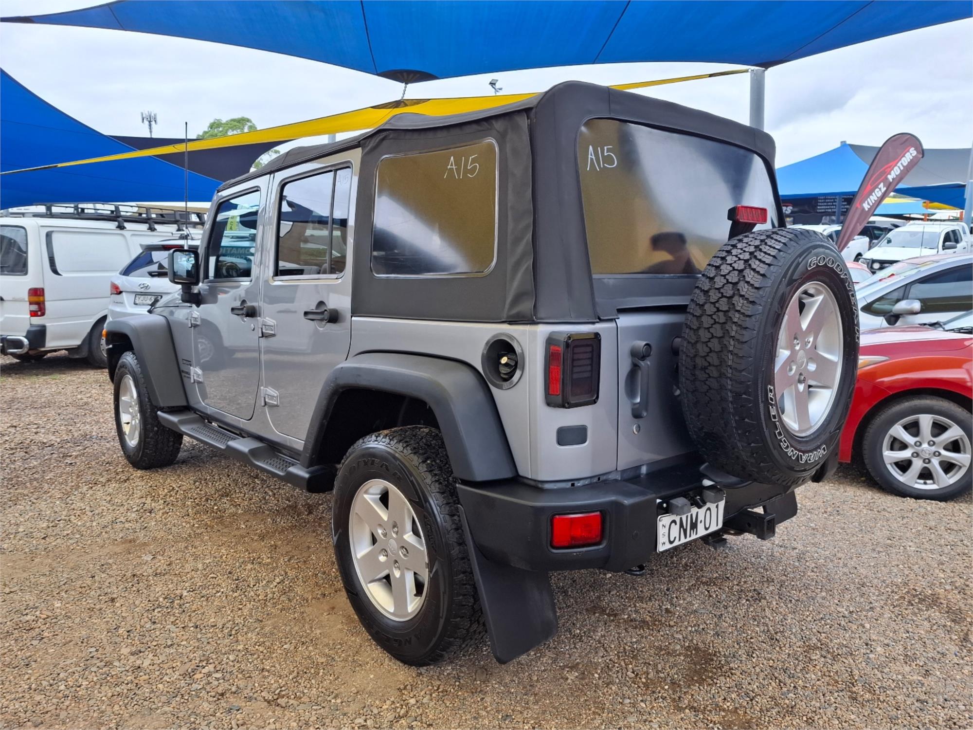 2013 JEEP WRANGLER JK UNLIMITED AUTOMATIC SOFT TOP