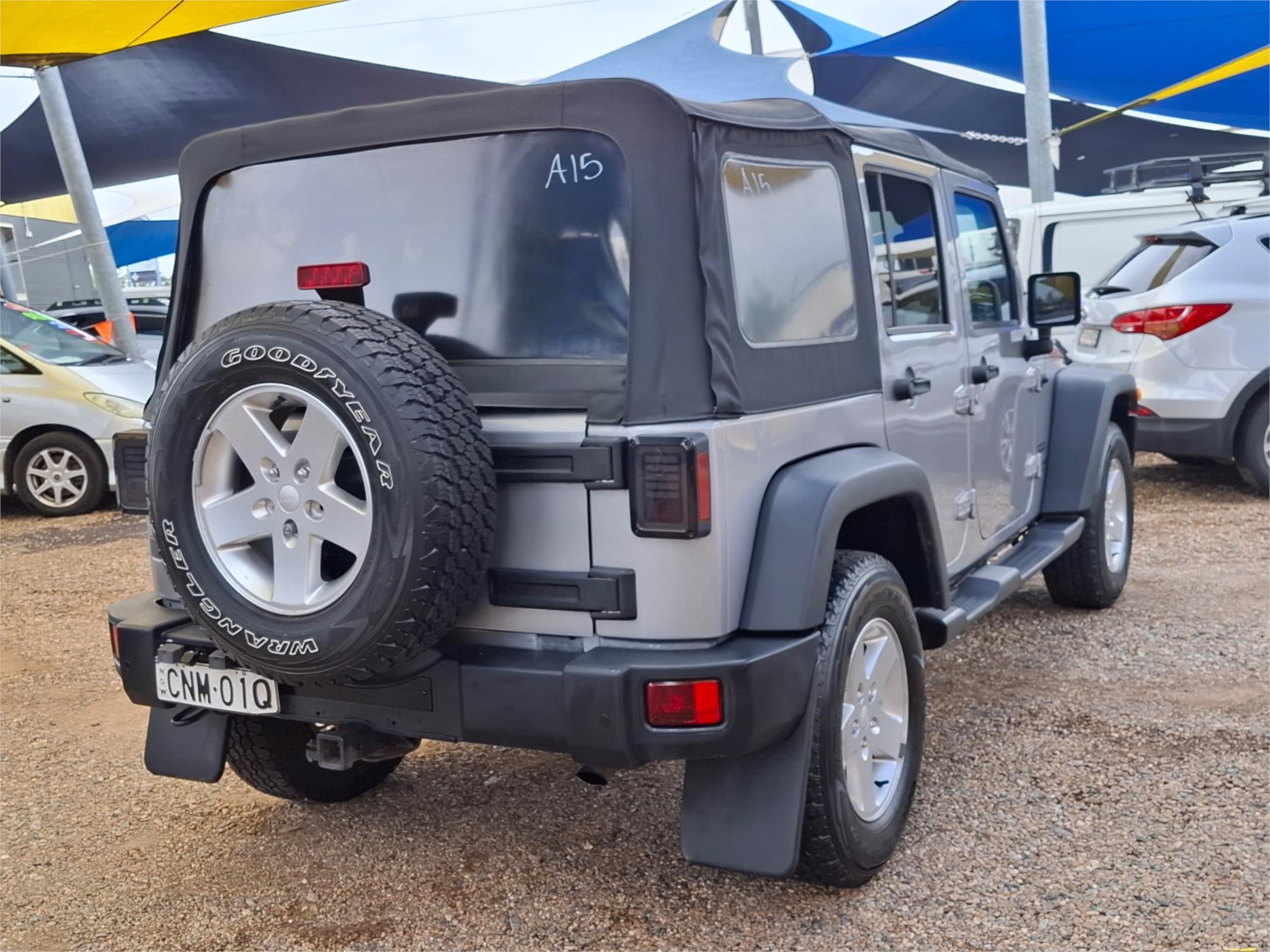 2013 JEEP WRANGLER JK UNLIMITED AUTOMATIC SOFT TOP