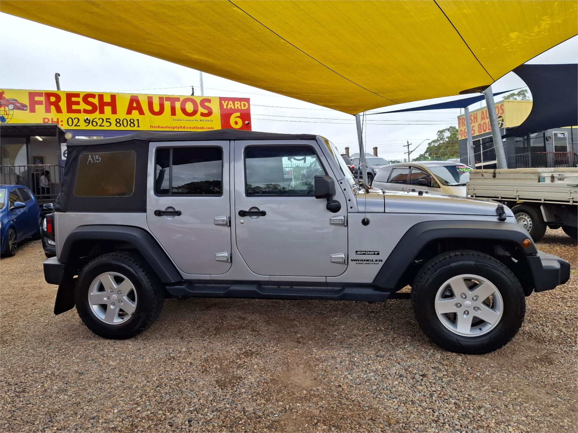2013 JEEP WRANGLER JK UNLIMITED AUTOMATIC SOFT TOP