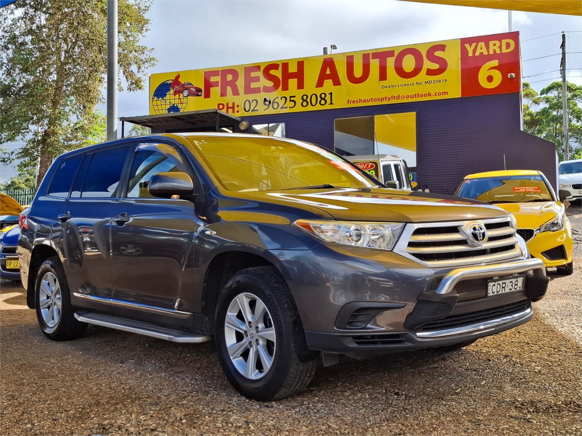 2011 TOYOTA KLUGER GSU45R MY11 UPGRADE KX-R (4x4) 5 SEAT 5 SP AUTOMATIC 4D WAGON