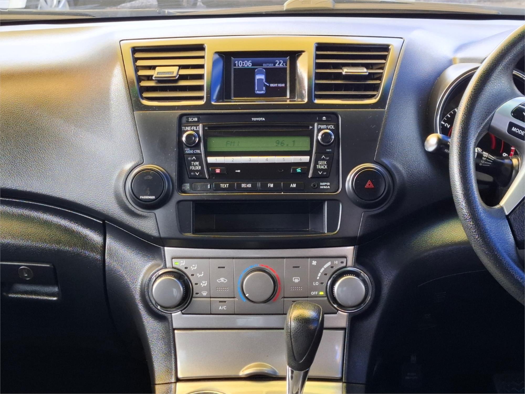 2011 TOYOTA KLUGER GSU45R MY11 UPGRADE KX-R (4x4) 5 SEAT 5 SP AUTOMATIC 4D WAGON
