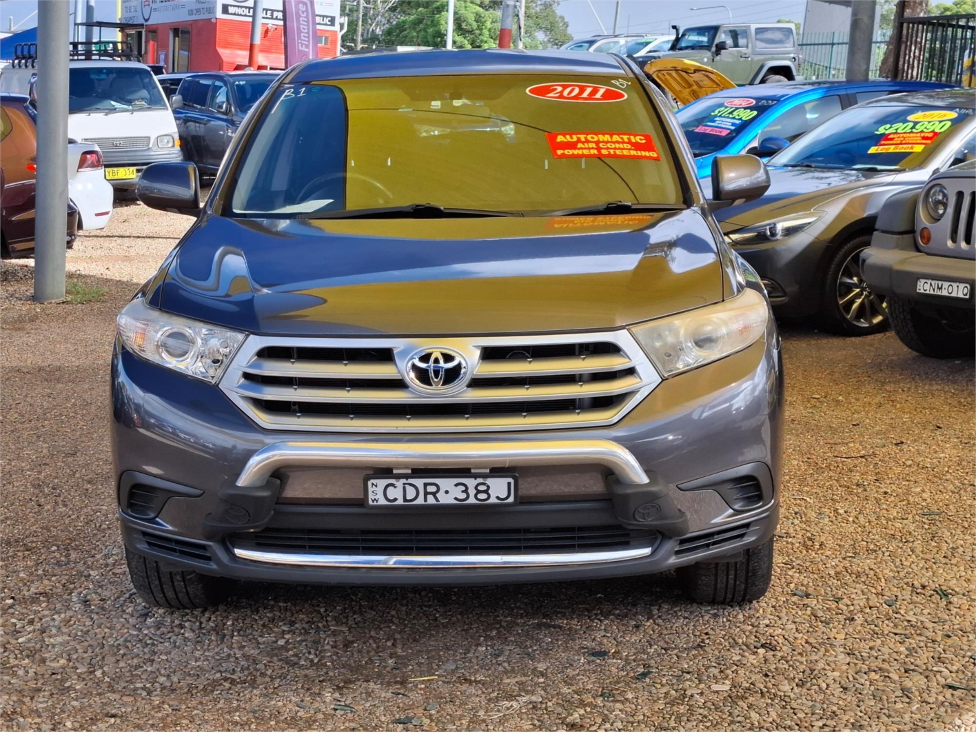 2011 TOYOTA KLUGER GSU45R MY11 UPGRADE KX-R (4x4) 5 SEAT 5 SP AUTOMATIC 4D WAGON