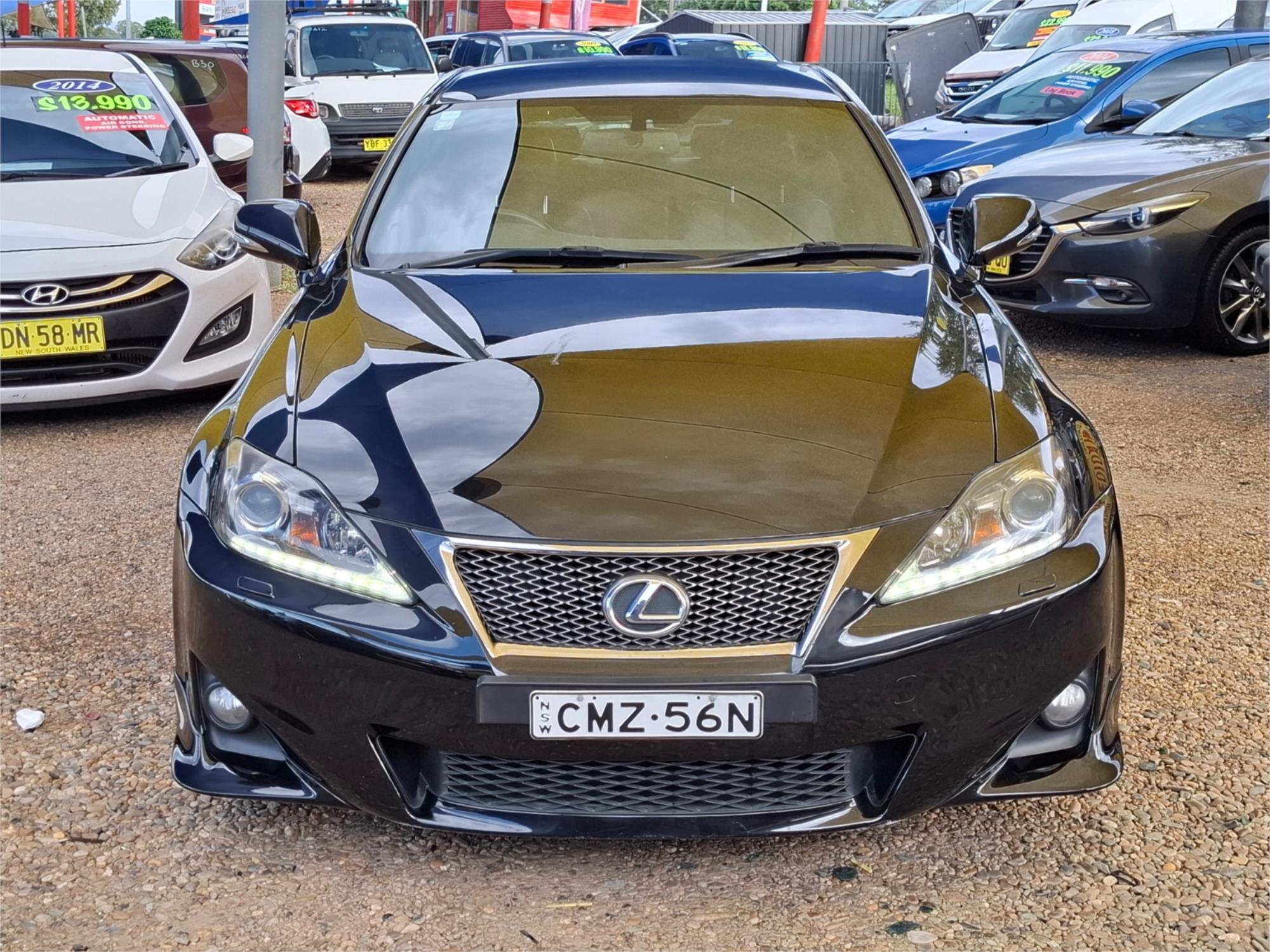 2012 LEXUS IS250 GSE20R MY11 F SPORT 6 SP AUTO SEQUENTIAL 4D SEDAN