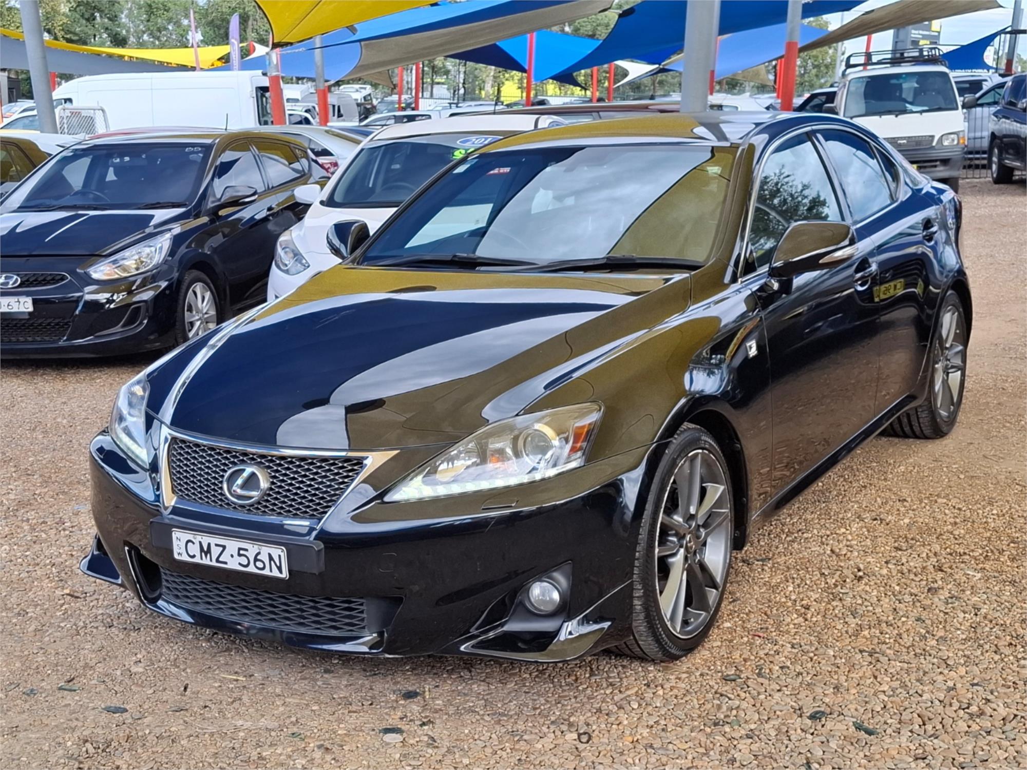 2012 LEXUS IS250 GSE20R MY11 F SPORT 6 SP AUTO SEQUENTIAL 4D SEDAN