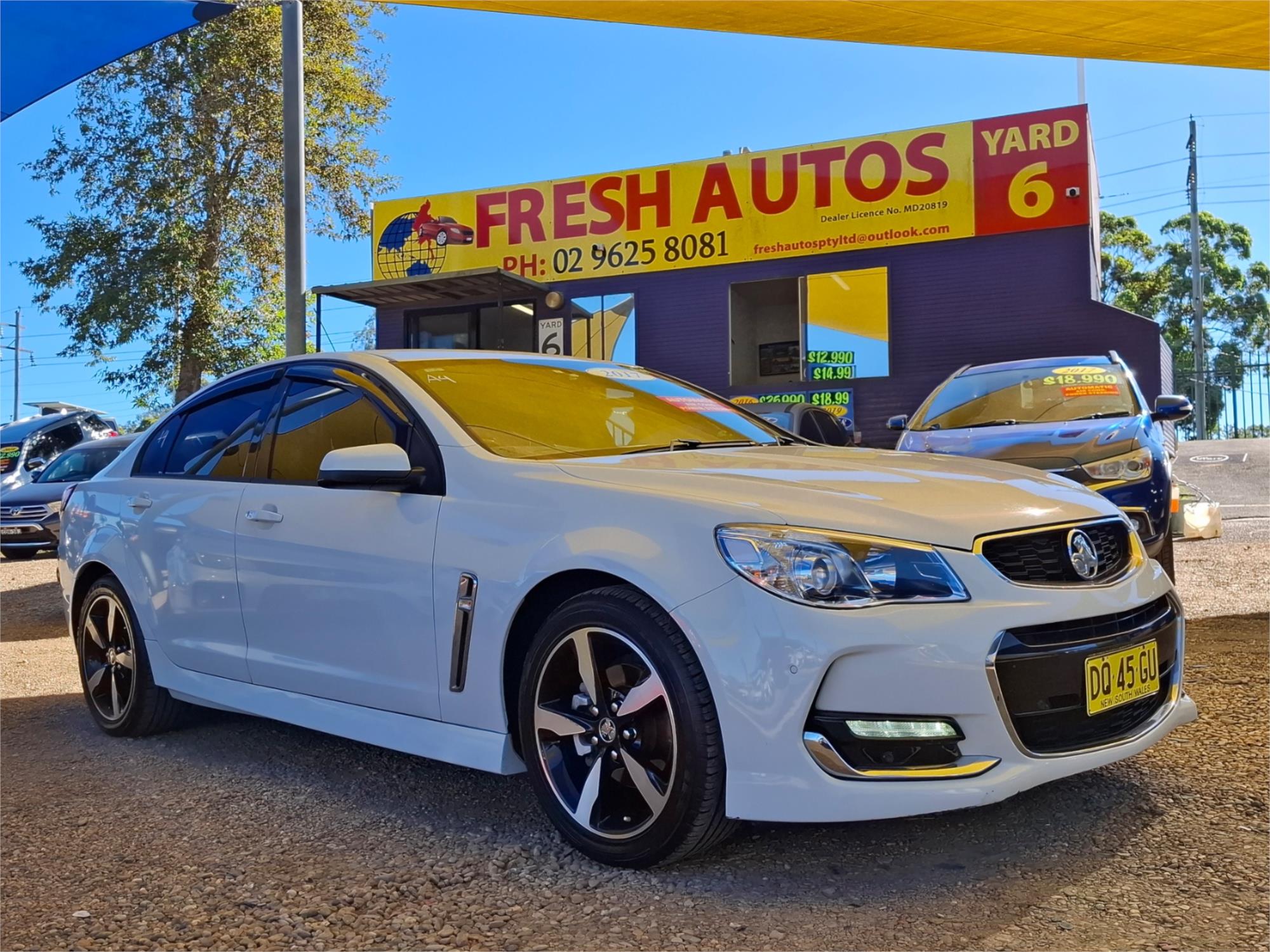 2017 HOLDEN COMMODORE VF II MY17 SV6 6 SP AUTOMATIC 4D SEDAN