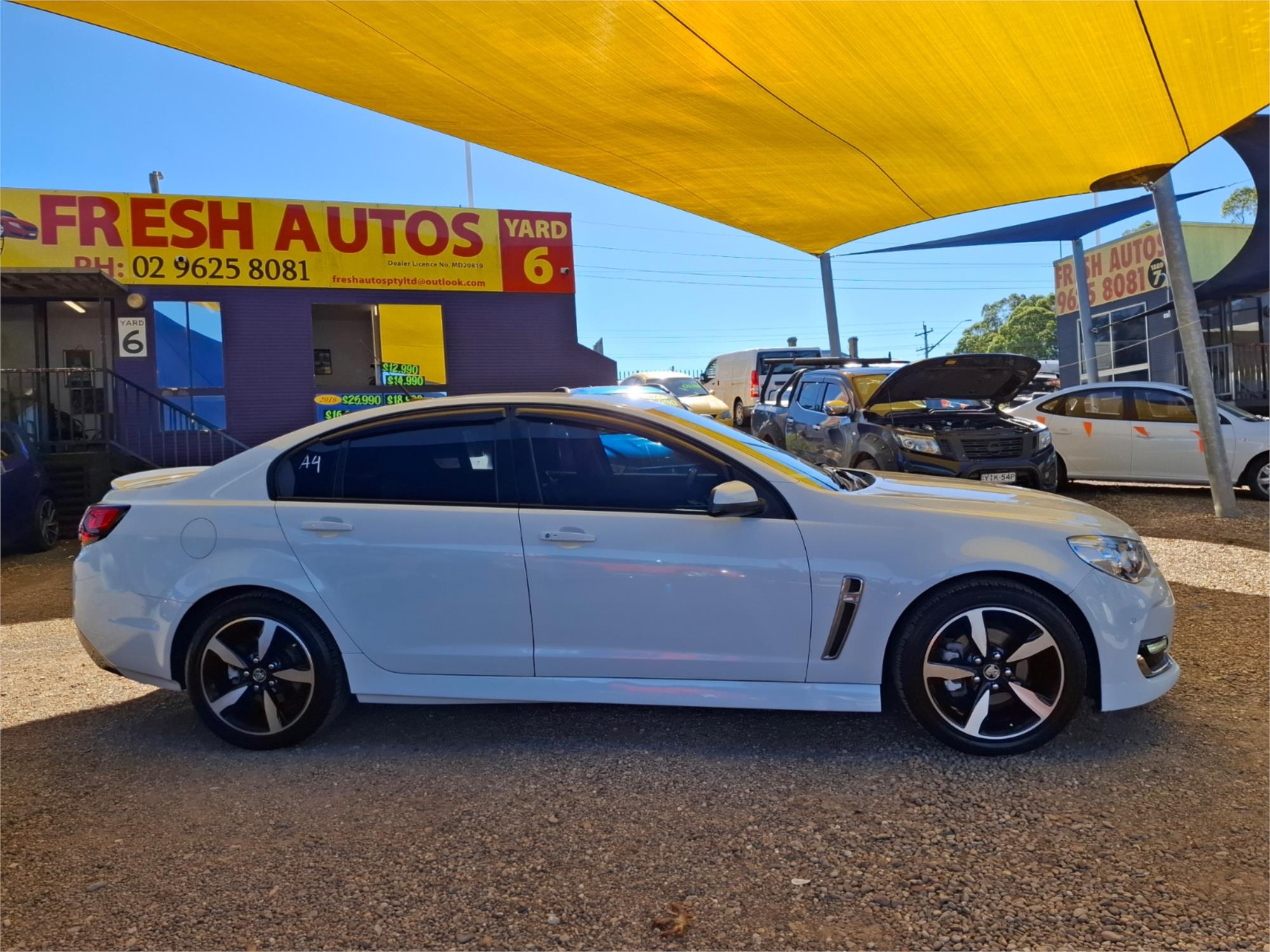 2017 HOLDEN COMMODORE VF II MY17 SV6 6 SP AUTOMATIC 4D SEDAN