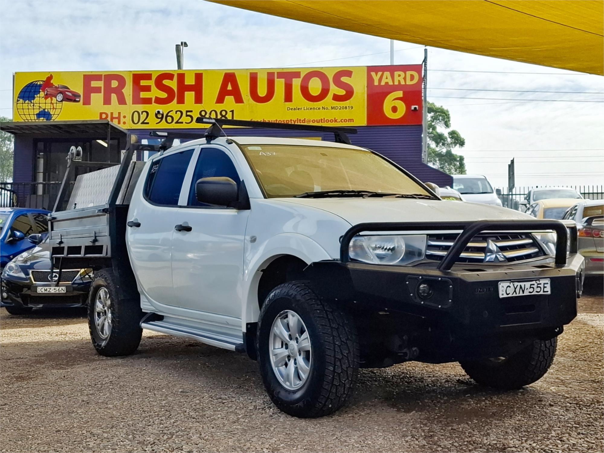 2014 MITSUBISHI TRITON MN MY14 UPDATE GLX (4x4) 4 SP AUTOMATIC 4x4 DOUBLE CAB UTILITY