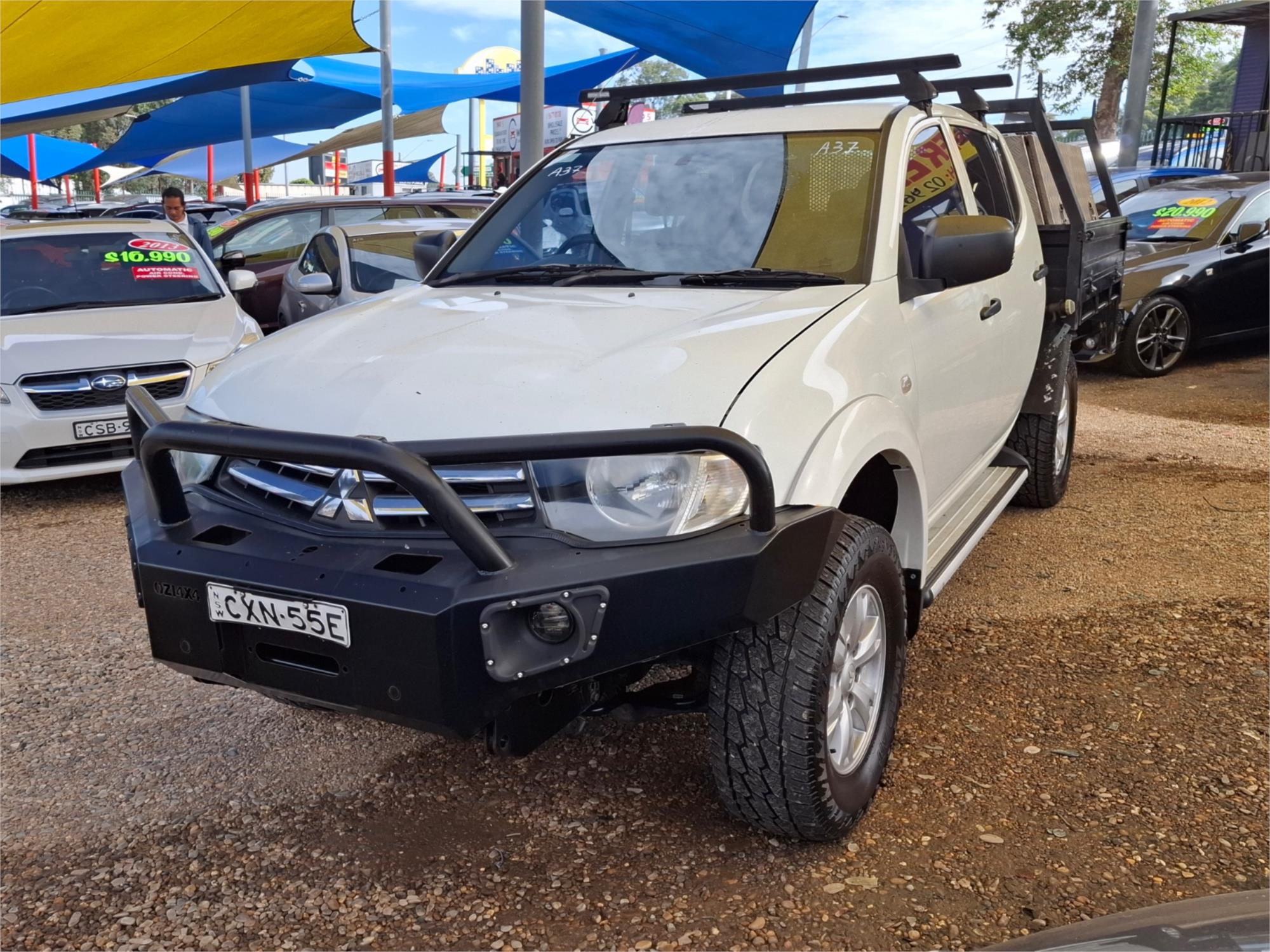 2014 MITSUBISHI TRITON MN MY14 UPDATE GLX (4x4) 4 SP AUTOMATIC 4x4 DOUBLE CAB UTILITY