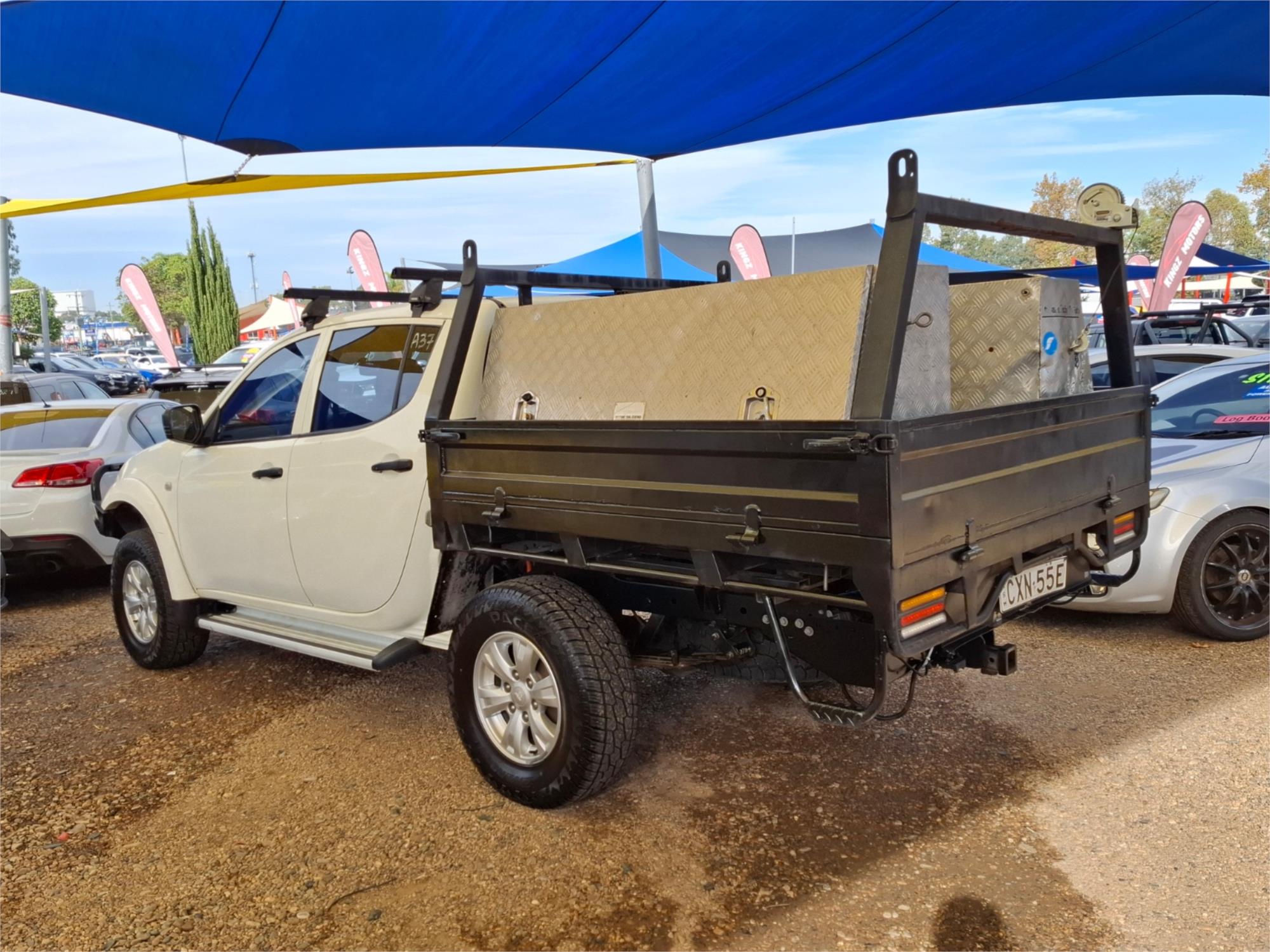 2014 MITSUBISHI TRITON MN MY14 UPDATE GLX (4x4) 4 SP AUTOMATIC 4x4 DOUBLE CAB UTILITY
