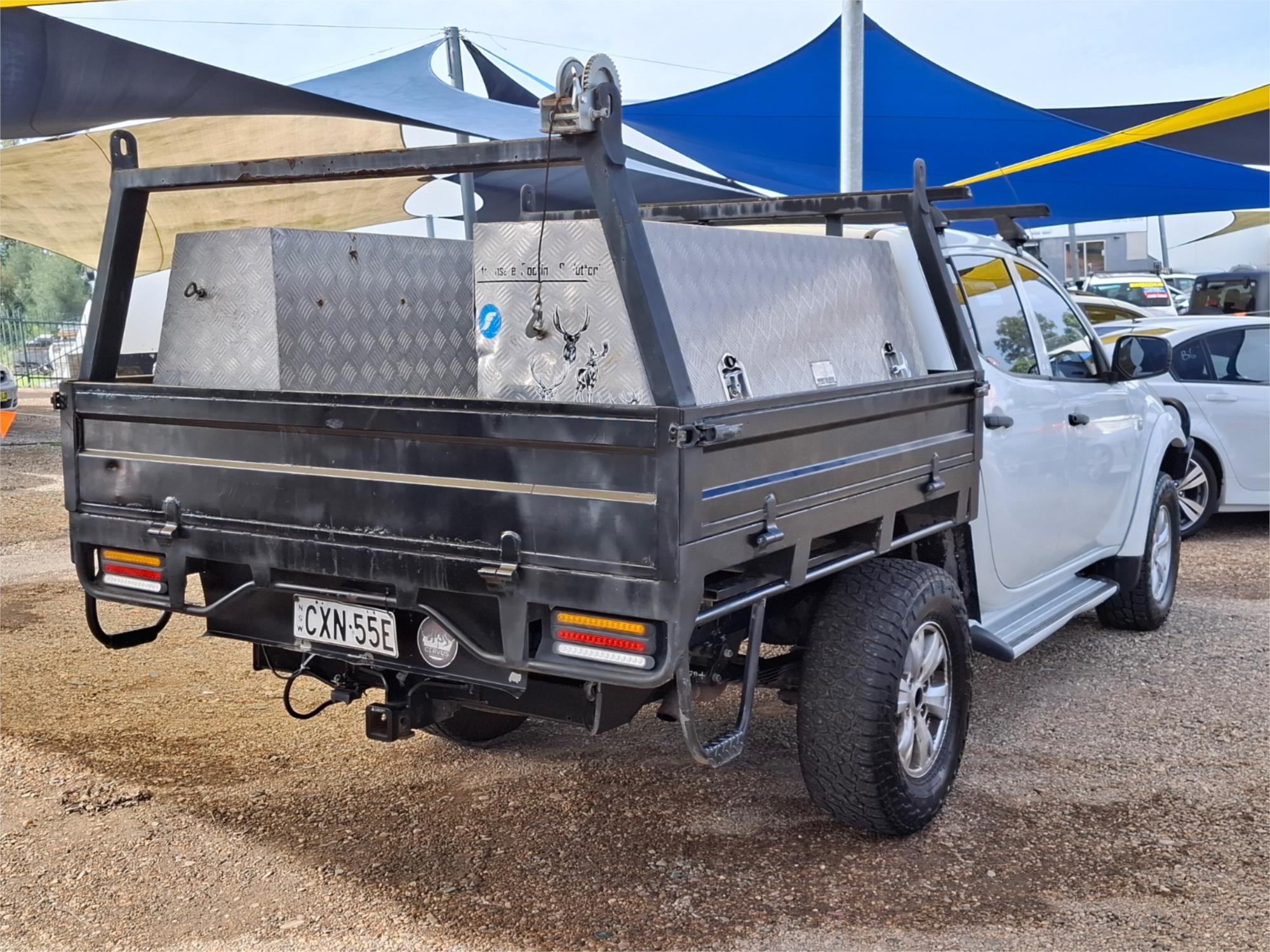 2014 MITSUBISHI TRITON MN MY14 UPDATE GLX (4x4) 4 SP AUTOMATIC 4x4 DOUBLE CAB UTILITY