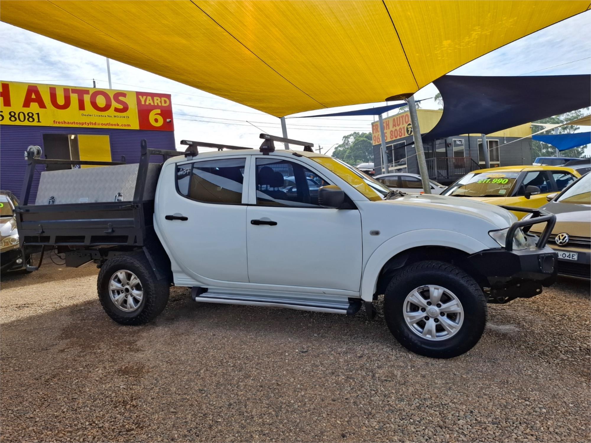 2014 MITSUBISHI TRITON MN MY14 UPDATE GLX (4x4) 4 SP AUTOMATIC 4x4 DOUBLE CAB UTILITY